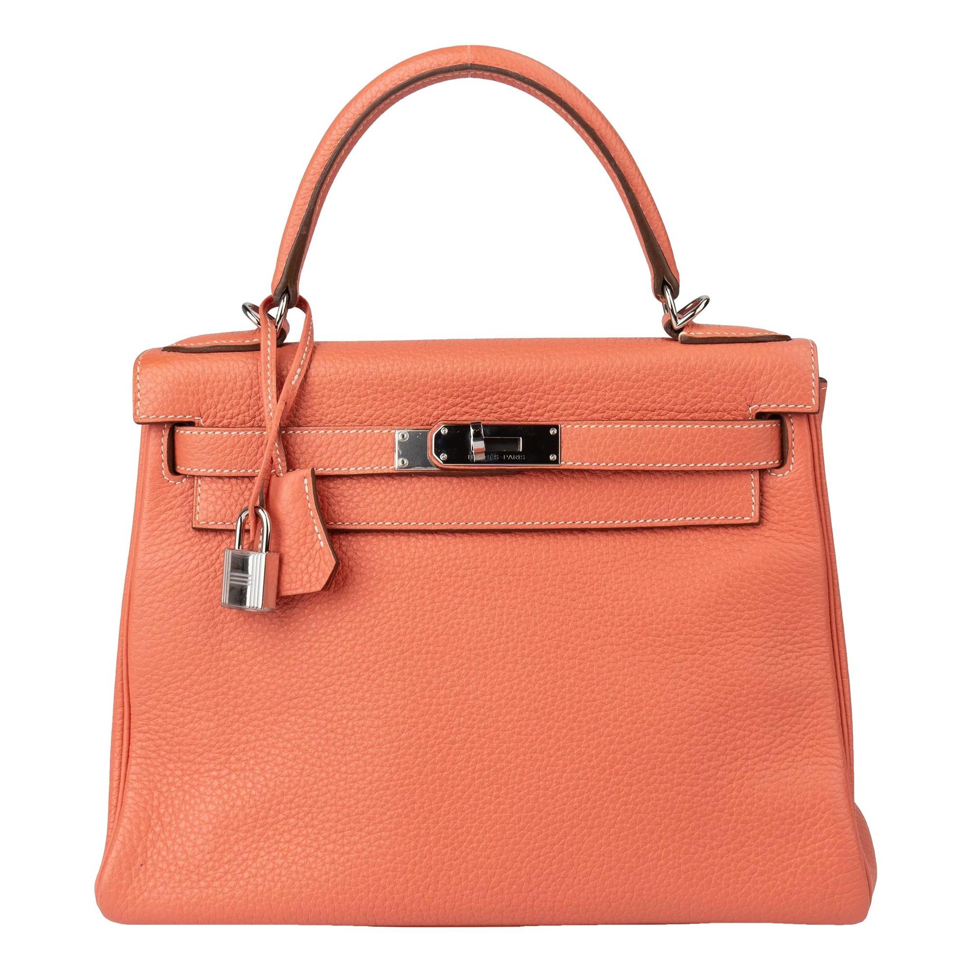 Hermes Kelly 28 Handbag Clemence Leather 2013