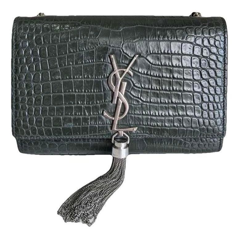 Pompom Kate leather handbag