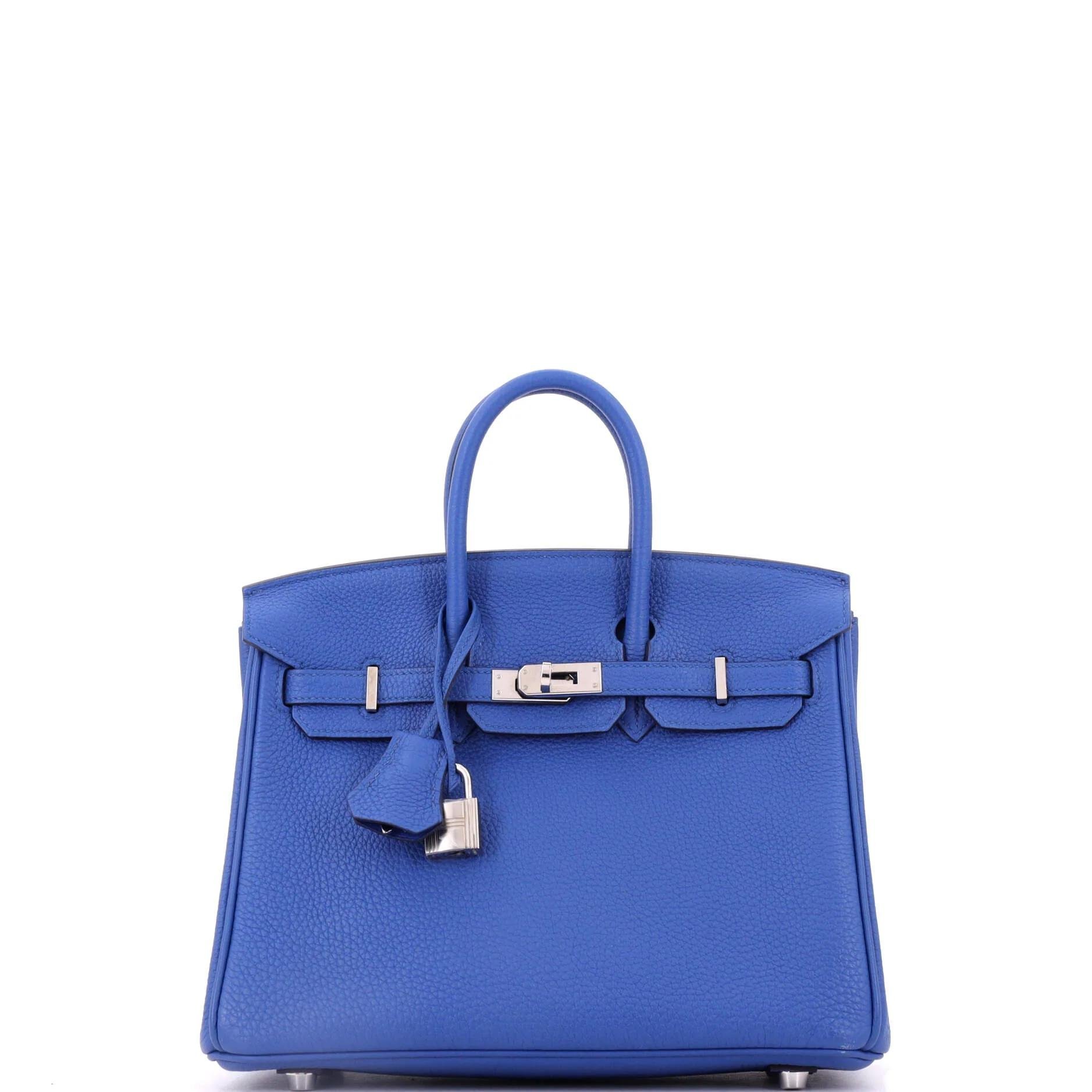 Birkin 25 leather tote
