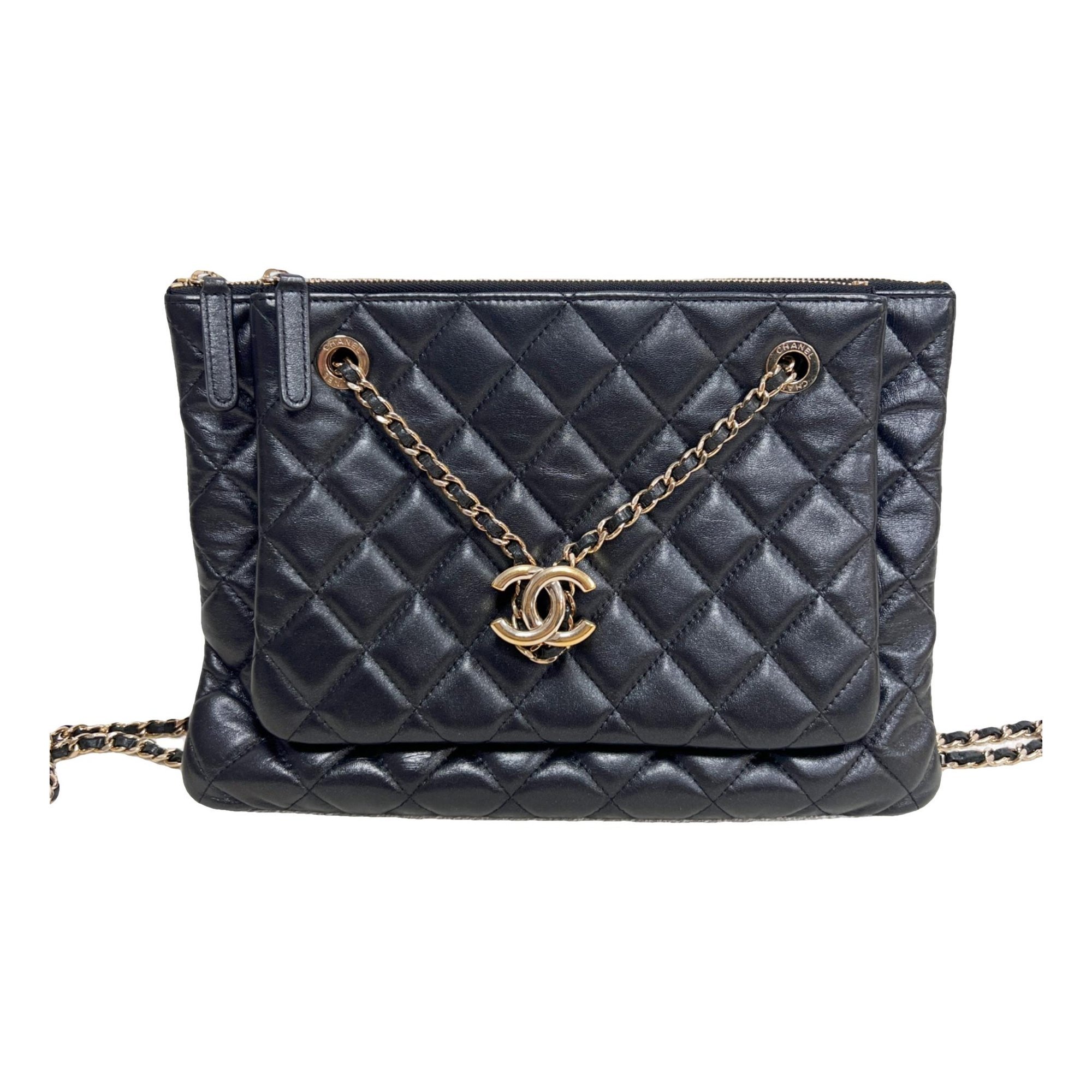 Classic CC Shopping leather tote