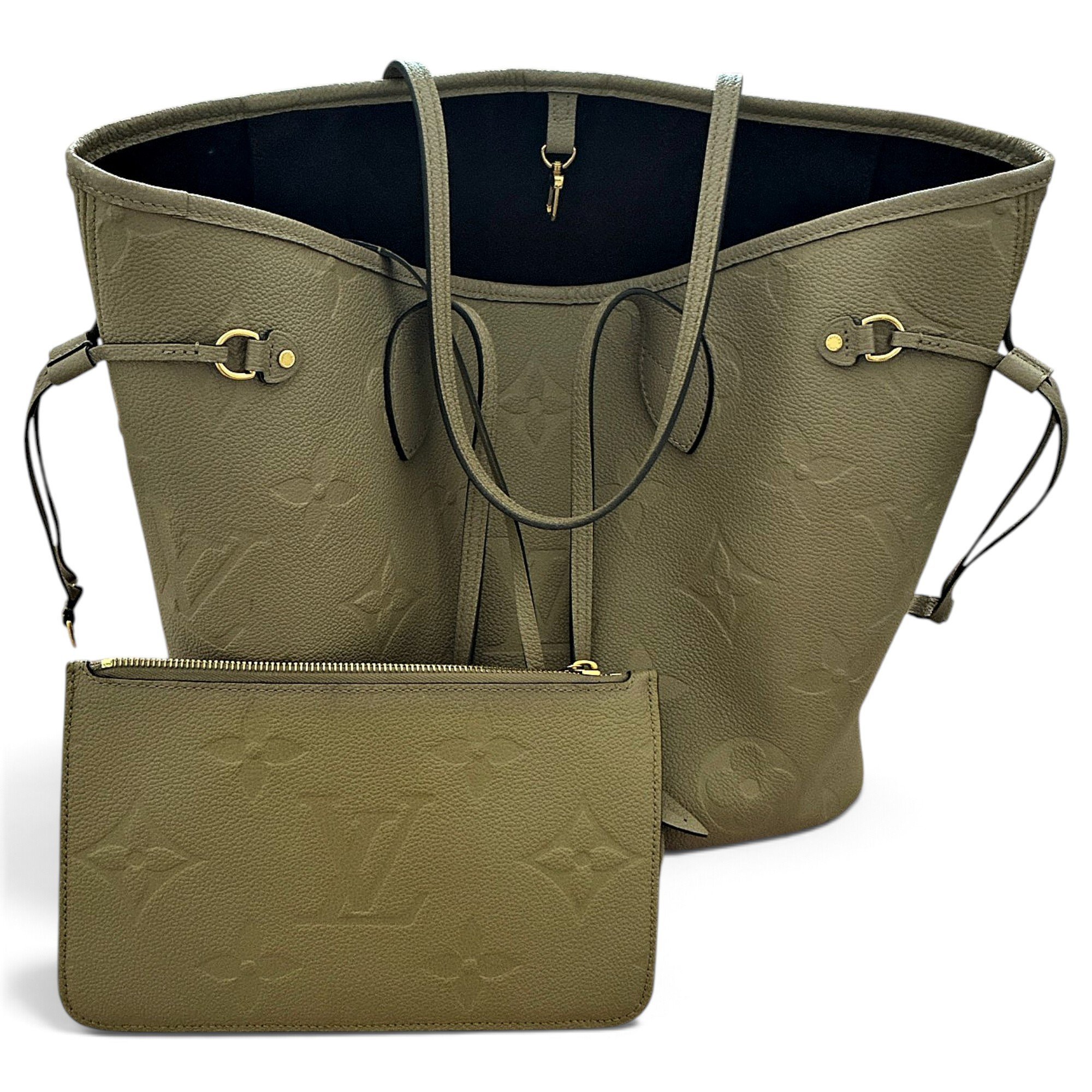 Louis Vuitton Neverfull leather tote