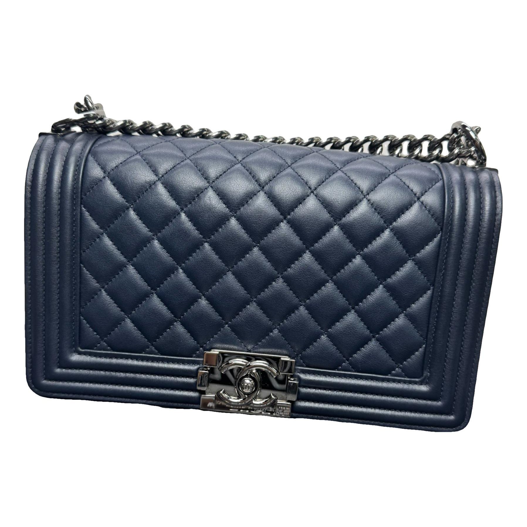 Boy leather crossbody bag