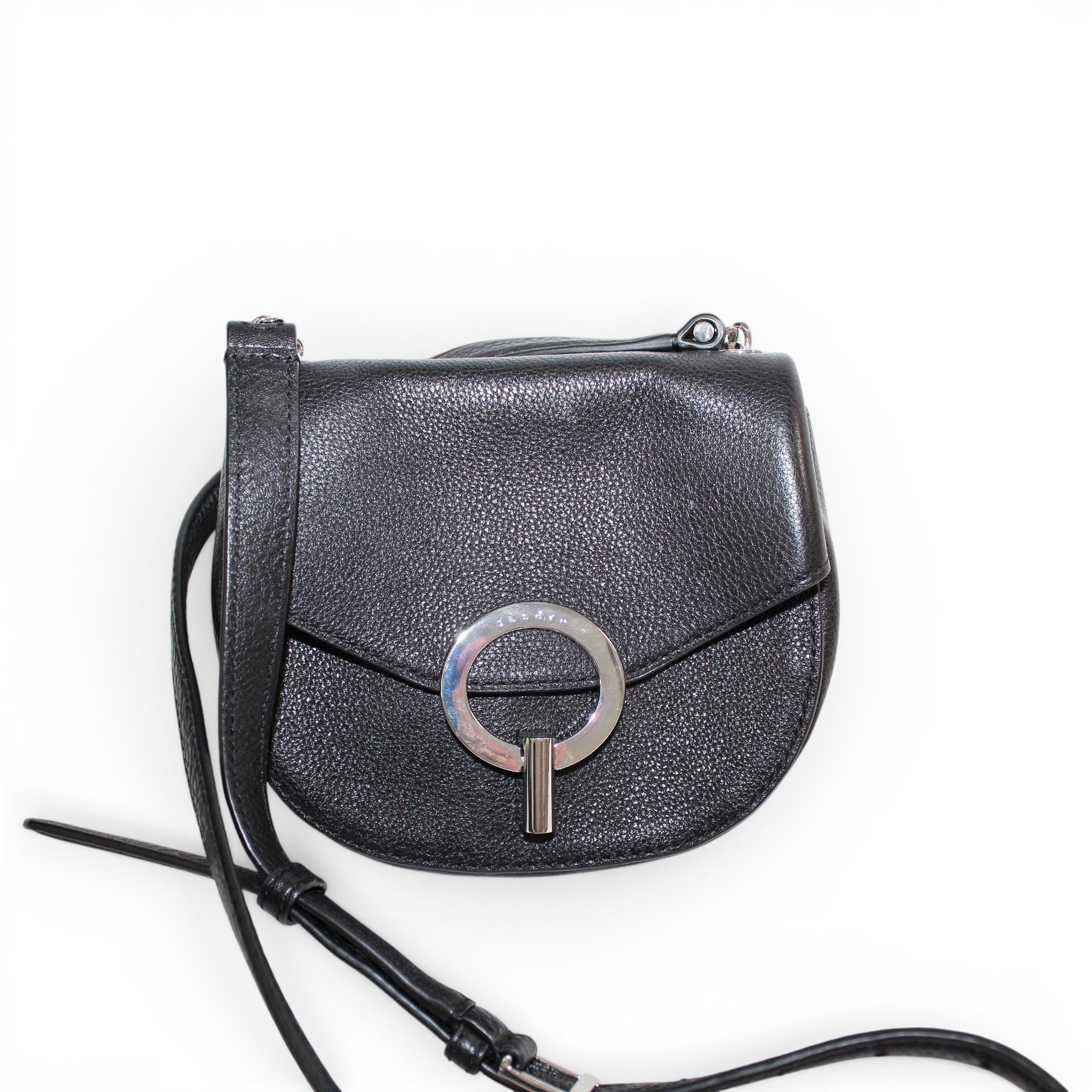 Sandro Leather crossbody bag