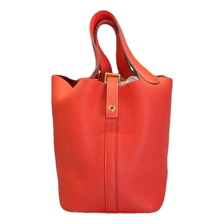 Picotin leather handbag