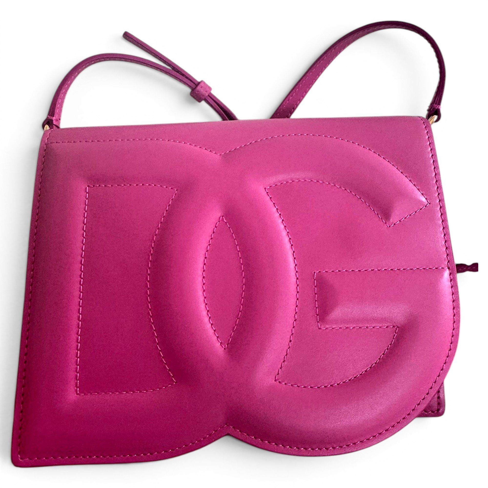 DG Girls leather clutch bag