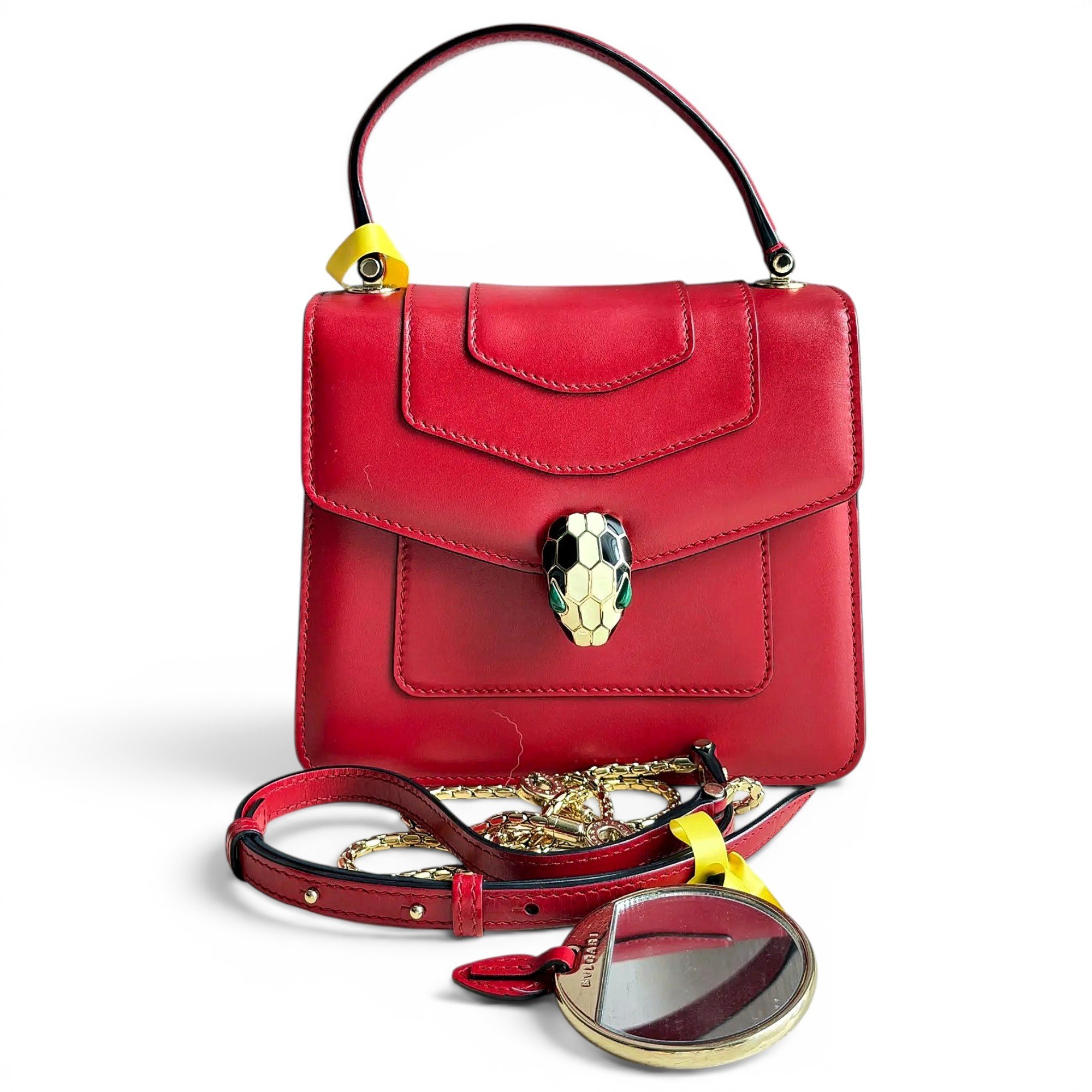 Bvlgari Serpenti leather crossbody bag