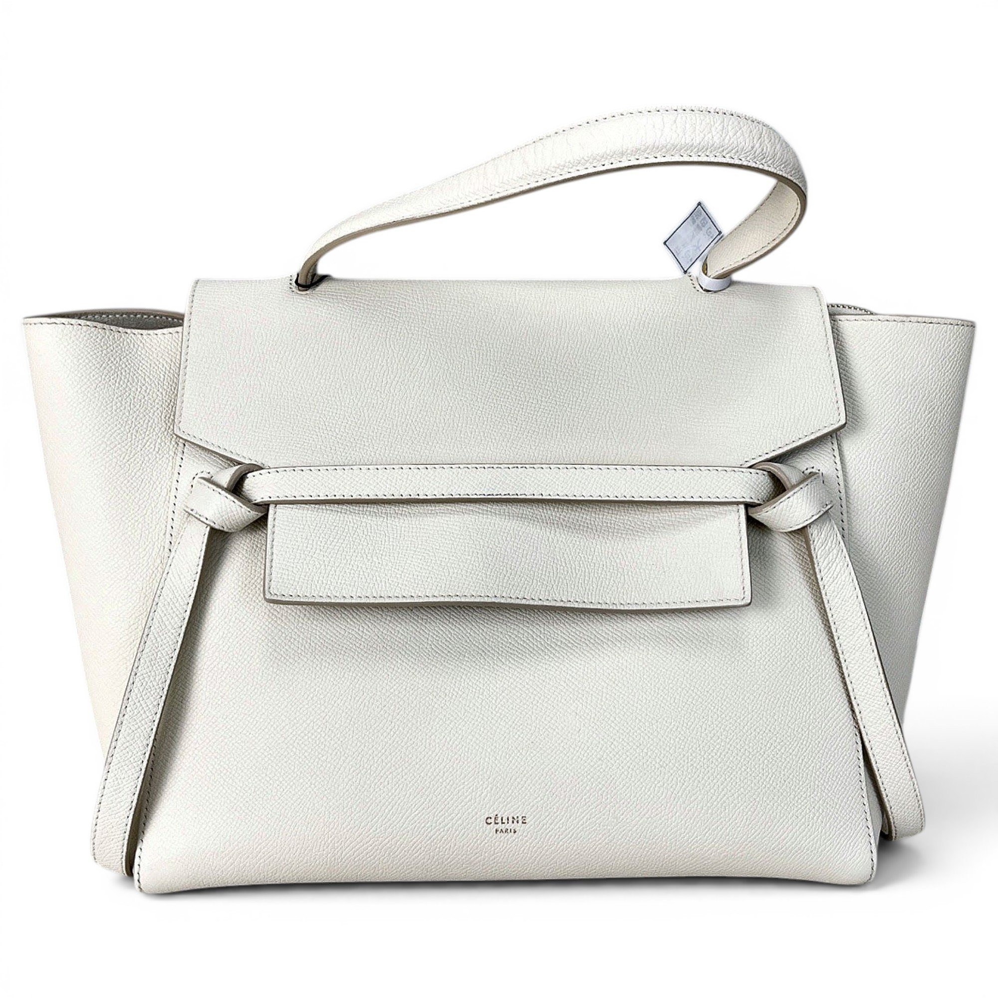 Belt leather handbag