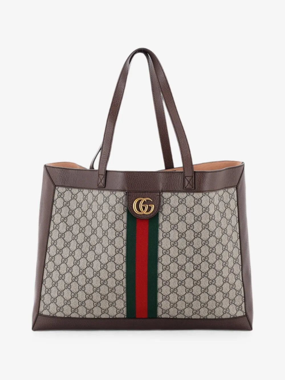 Ophidia Soft Open GG Coated Canvas East West tote bag