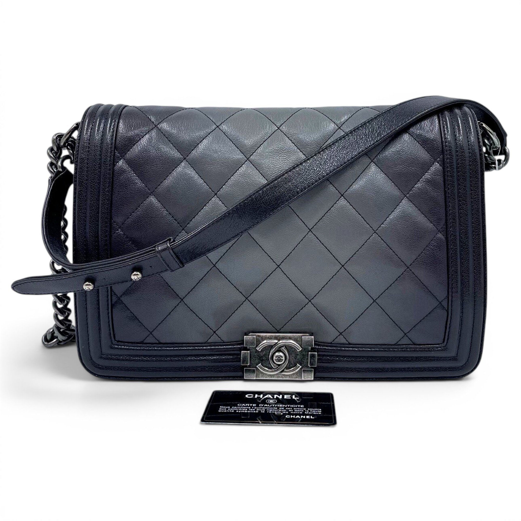 Boy leather crossbody bag