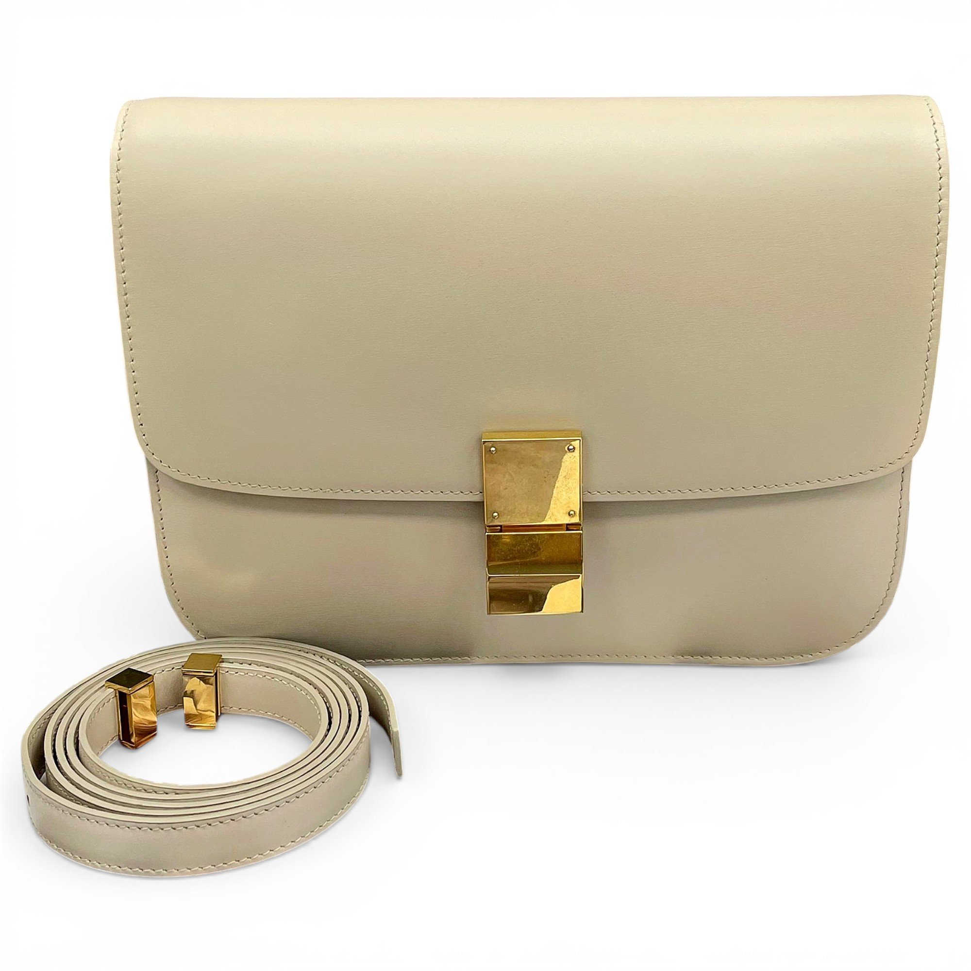 Classic leather handbag