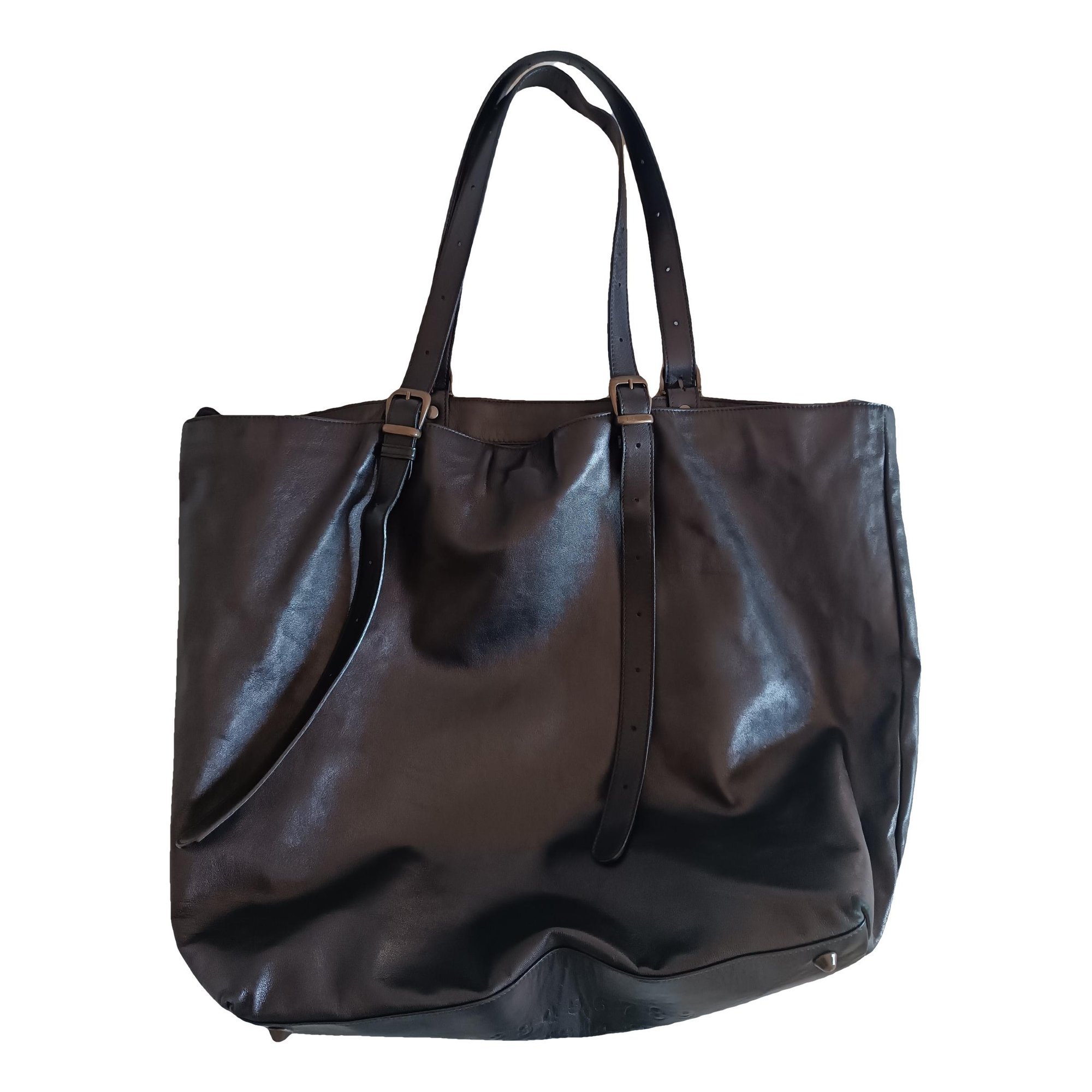 Leather tote