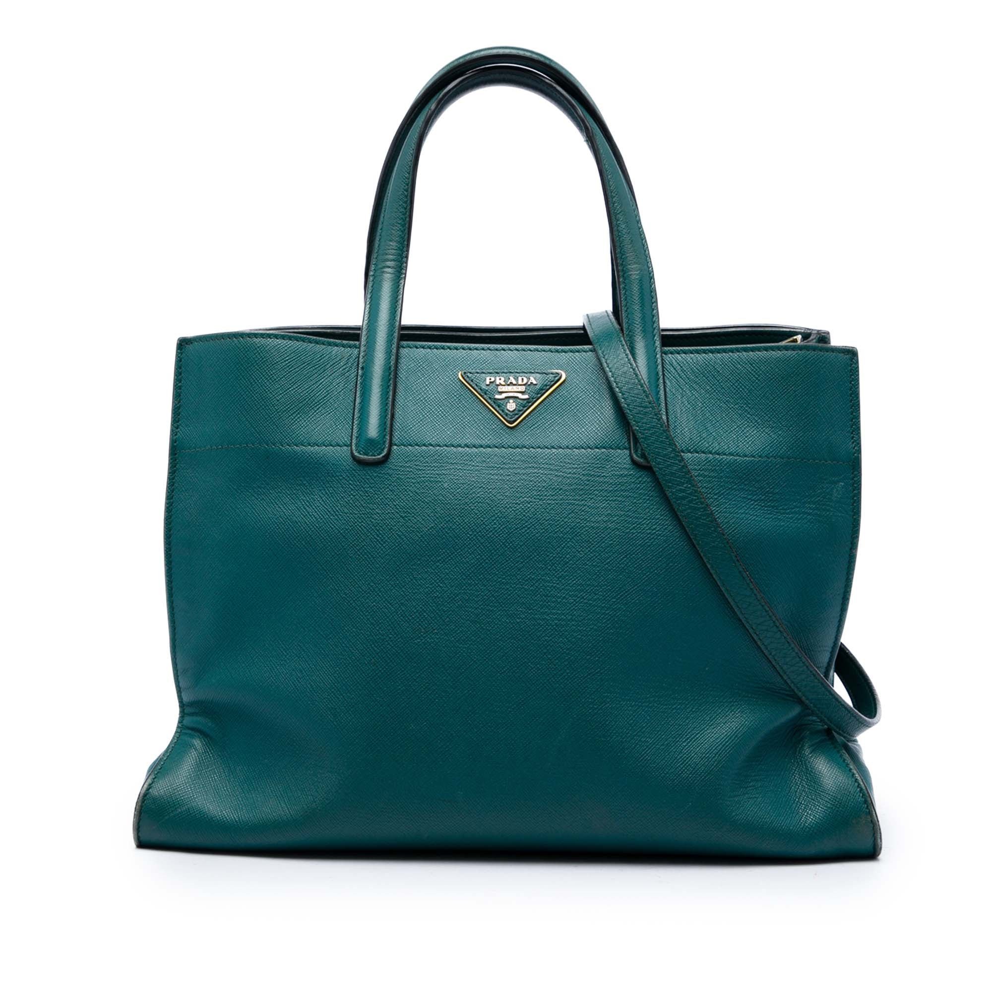 Prada Pocket leather handbag
