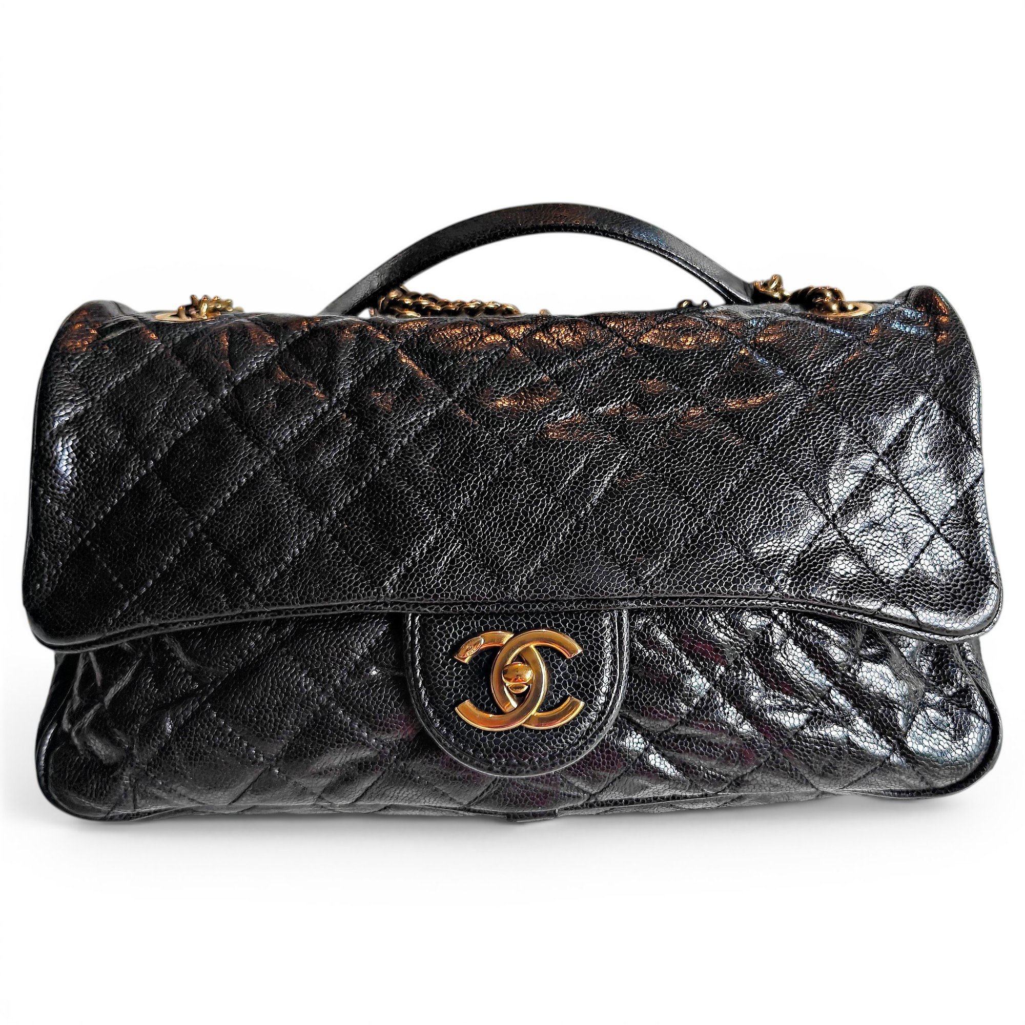 Leather handbag