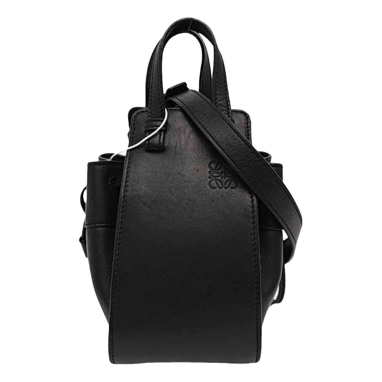 Hammock leather handbag