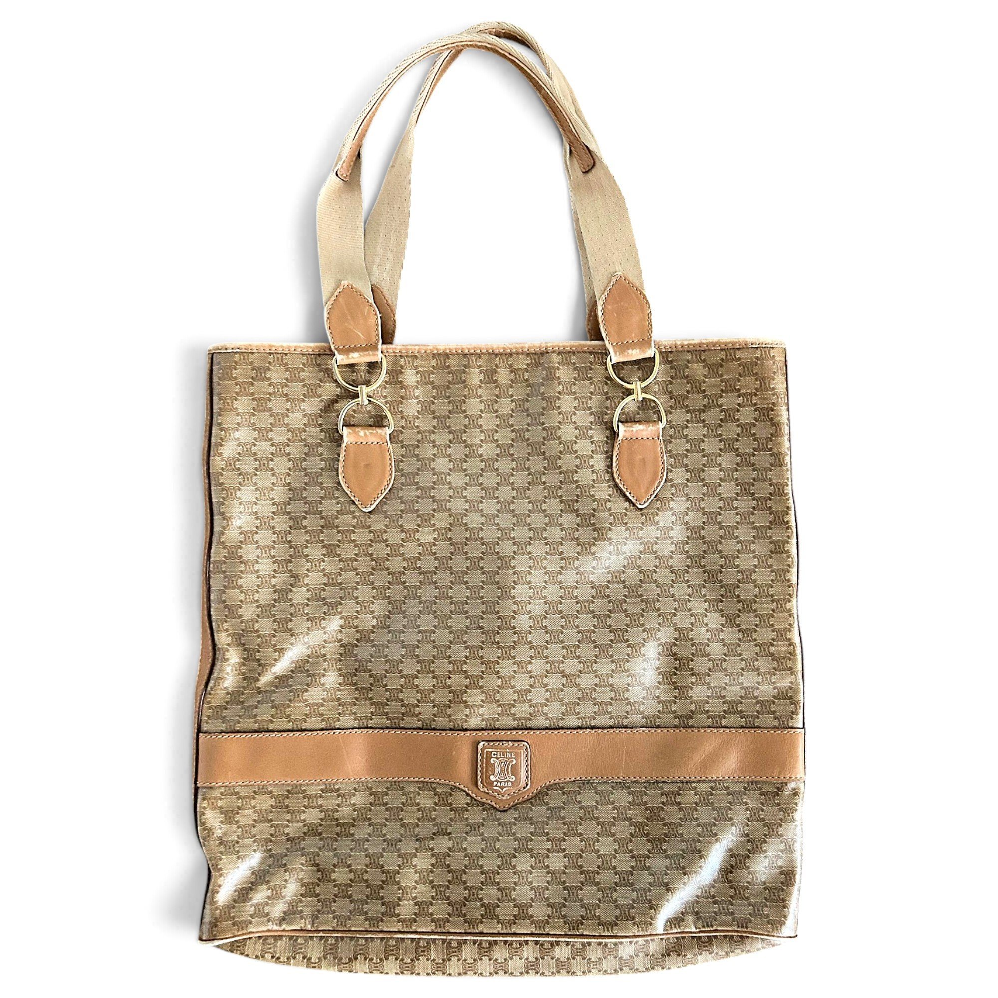Leather tote