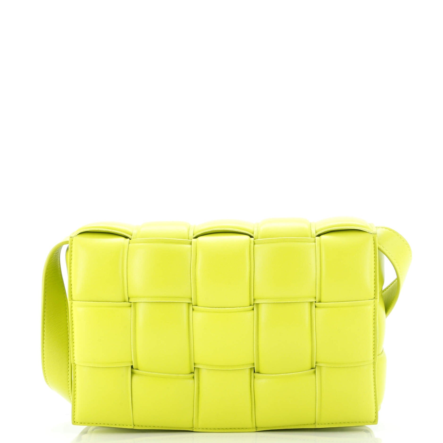 Bottega Veneta Cassette Crossbody Bag Padded Maxi Intrecciato Leather