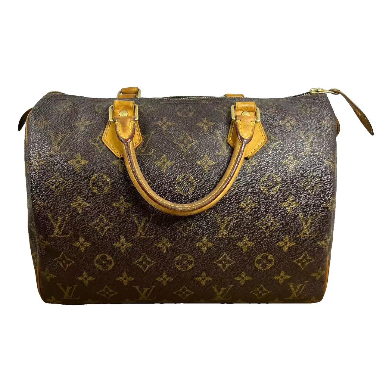 Speedy leather handbag