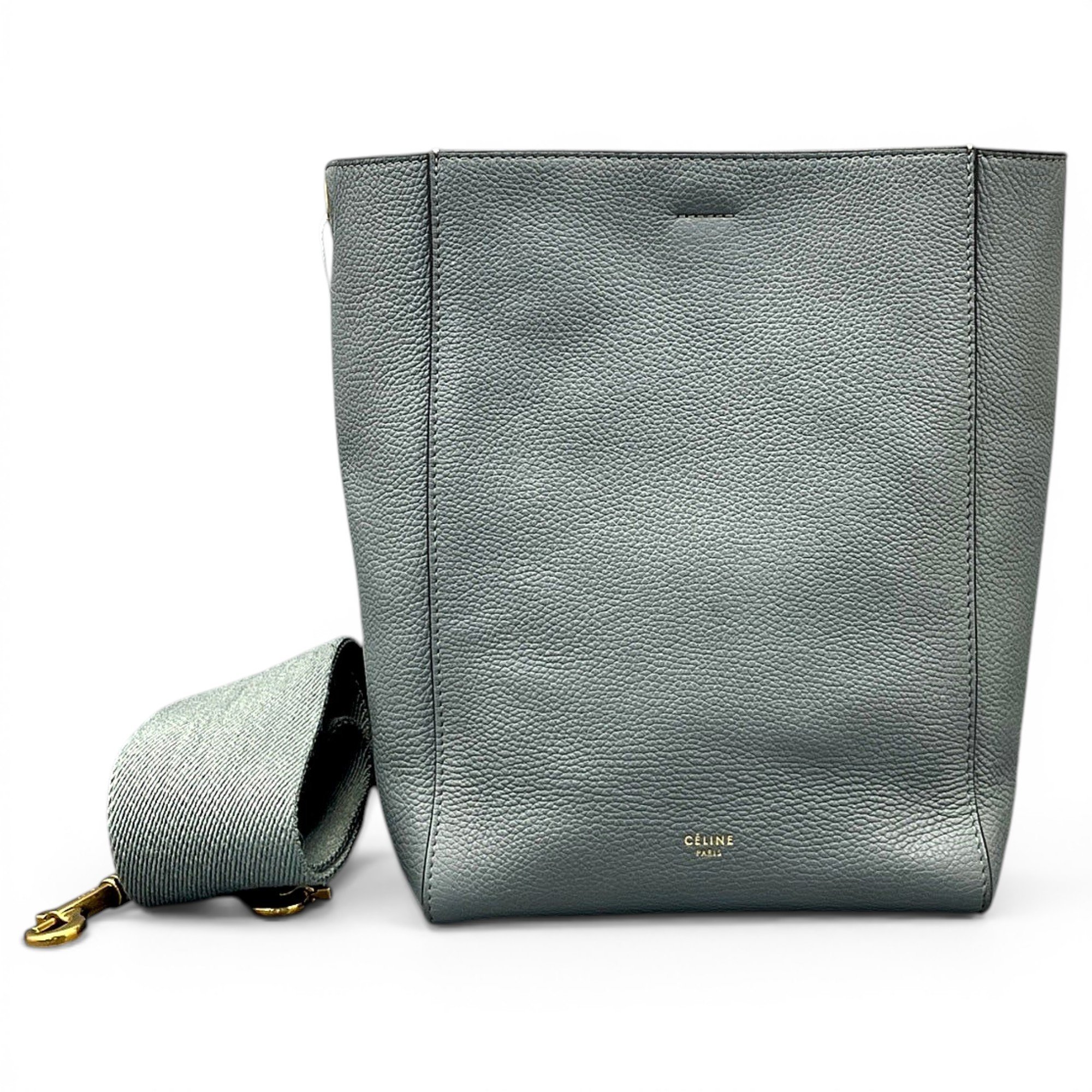 Seau Sangle leather handbag