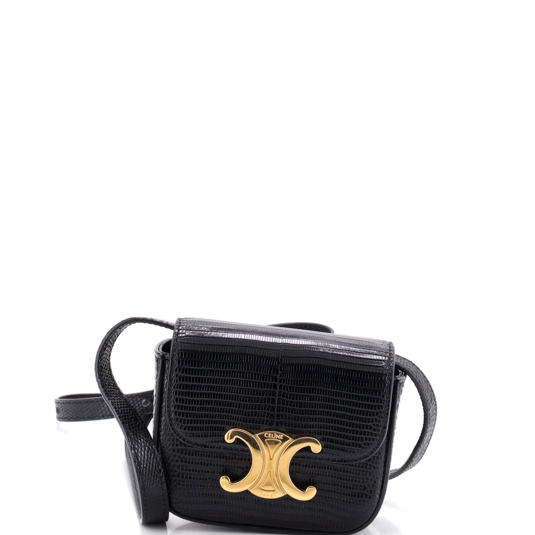 Claude Shoulder Bag Lizard Mini