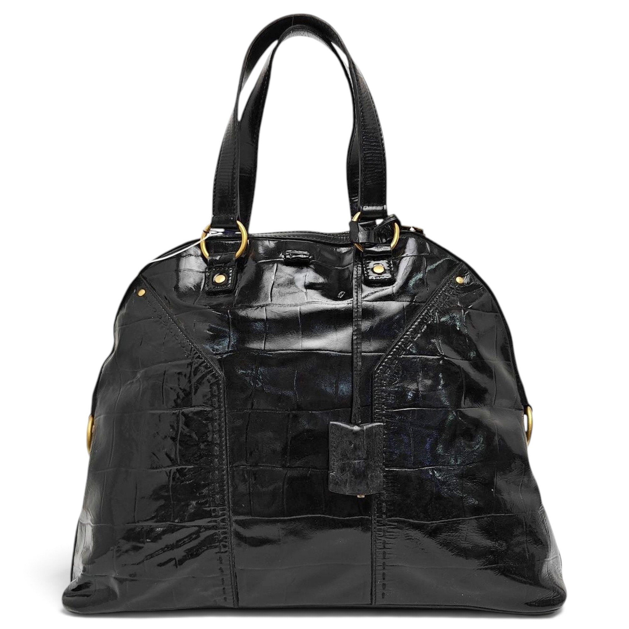 Muse II patent leather handbag