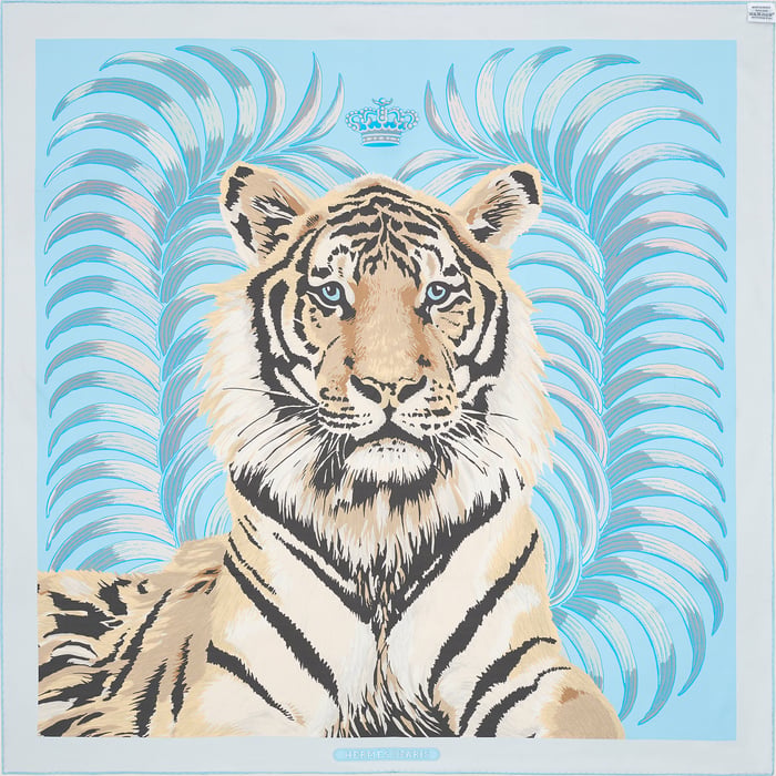 Tigre Royal 더블 페이스 스카프 90