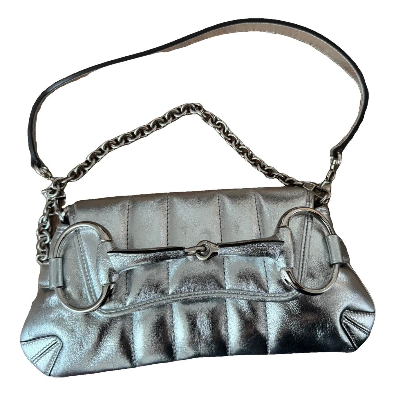 Horsebit Chain leather handbag
