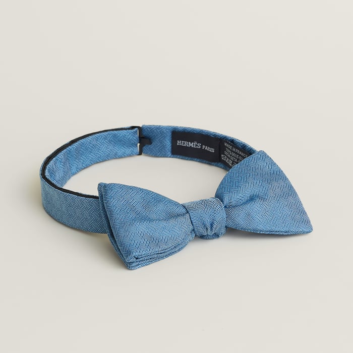 Bleu Grisé Terre d'H Bow Tie