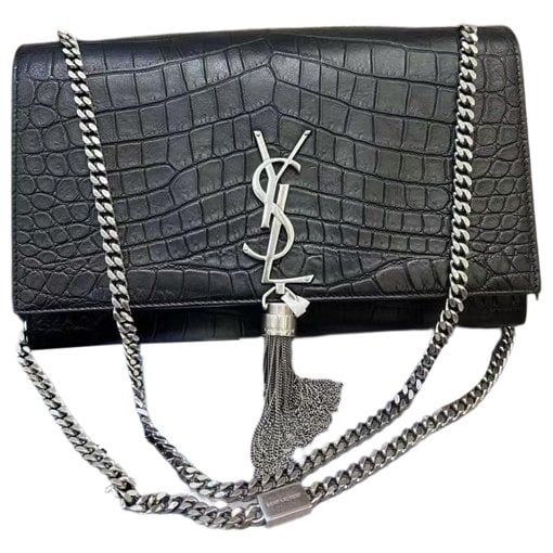 Pompom Kate leather crossbody bag