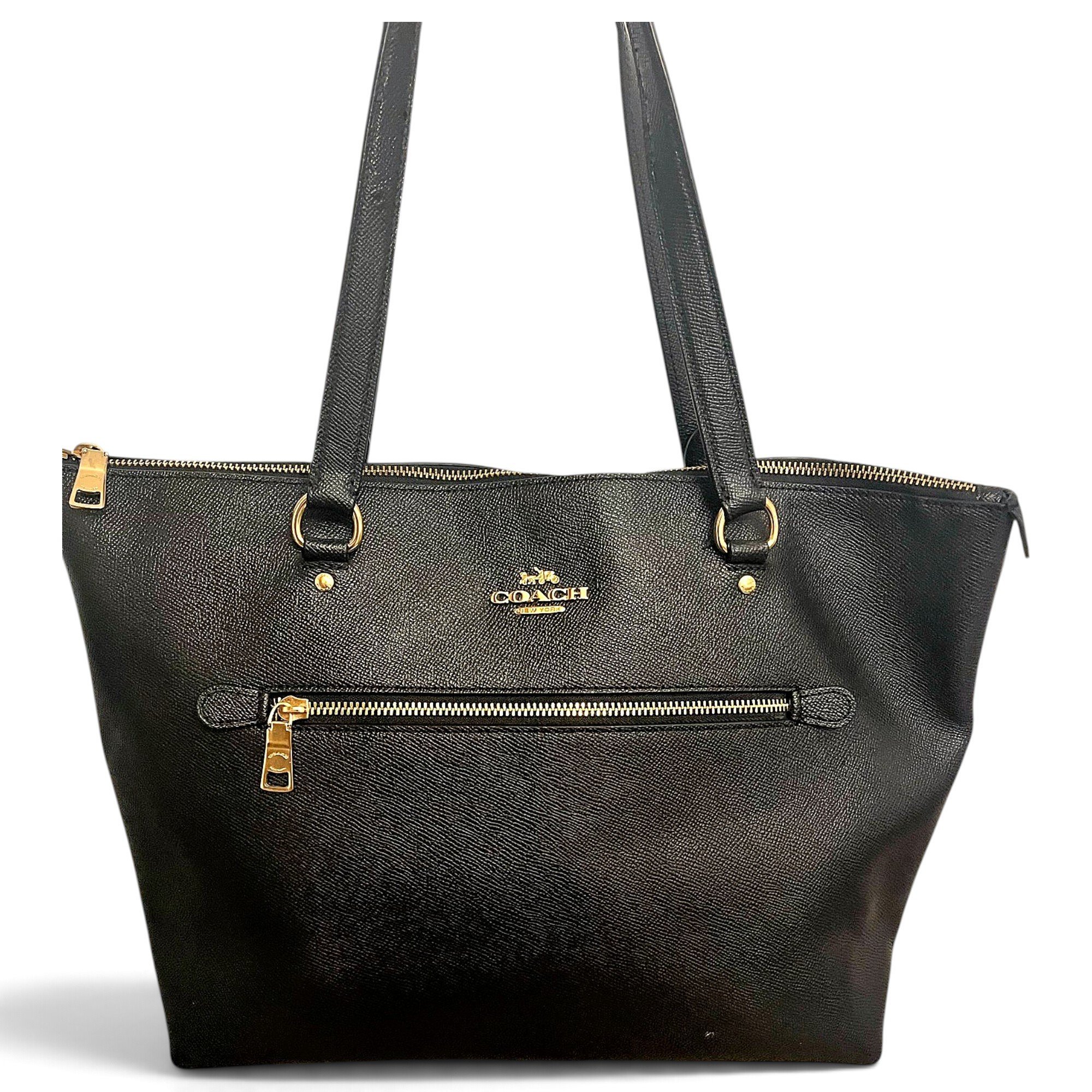 CITY ZIP TOTE leather tote