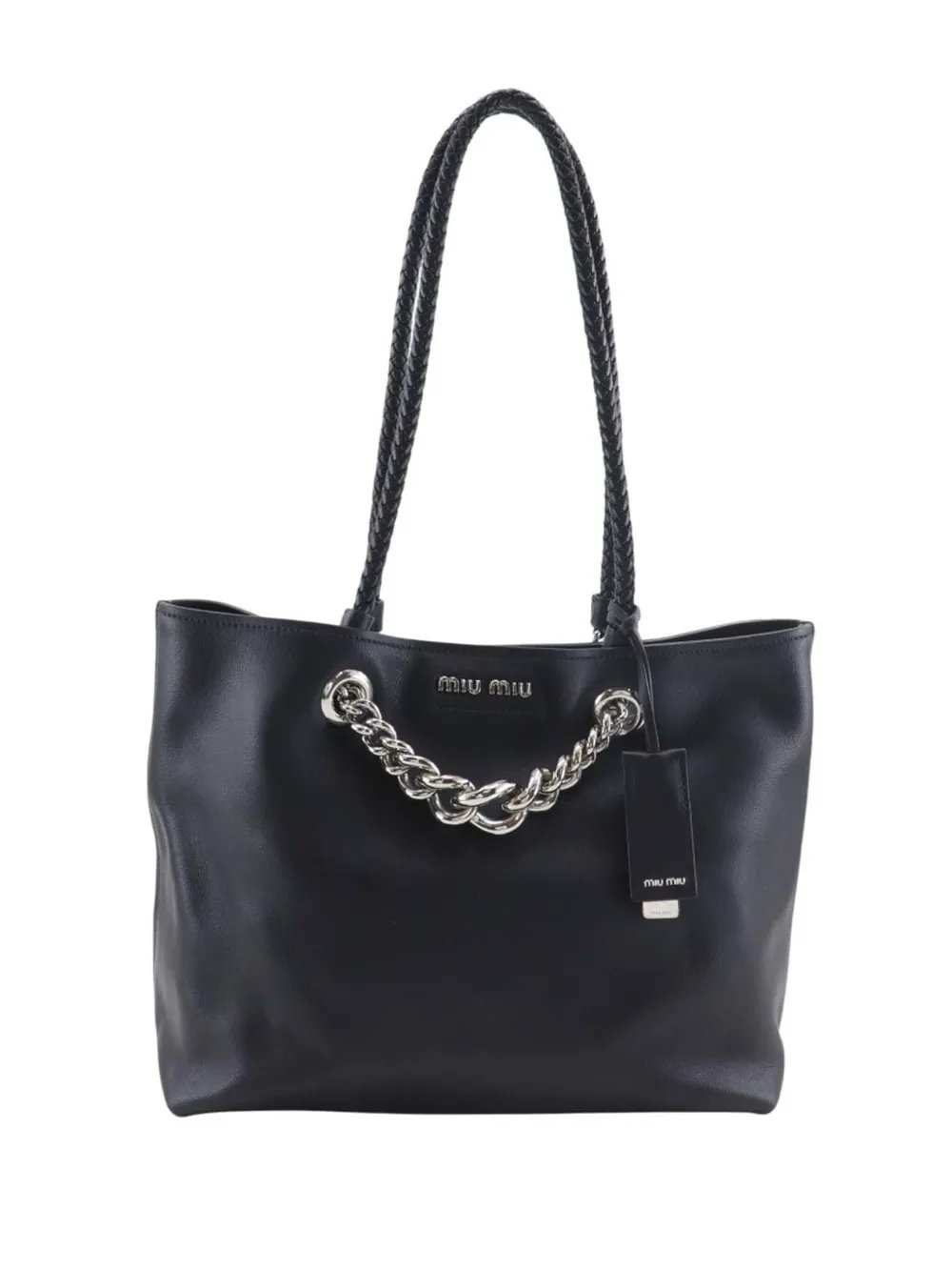 Miu Miu 2010-2026 Leather Chain tote bag