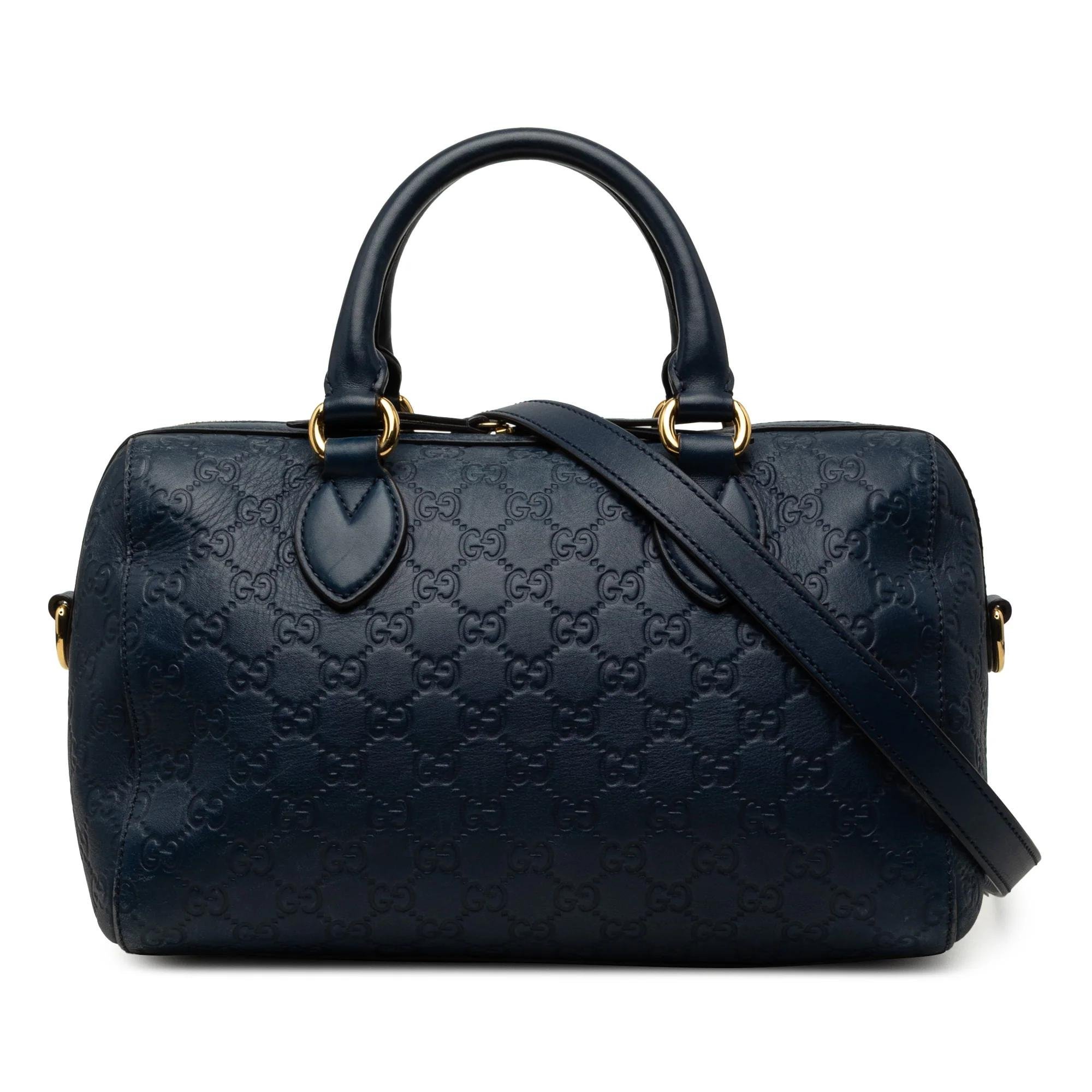 Boston leather satchel