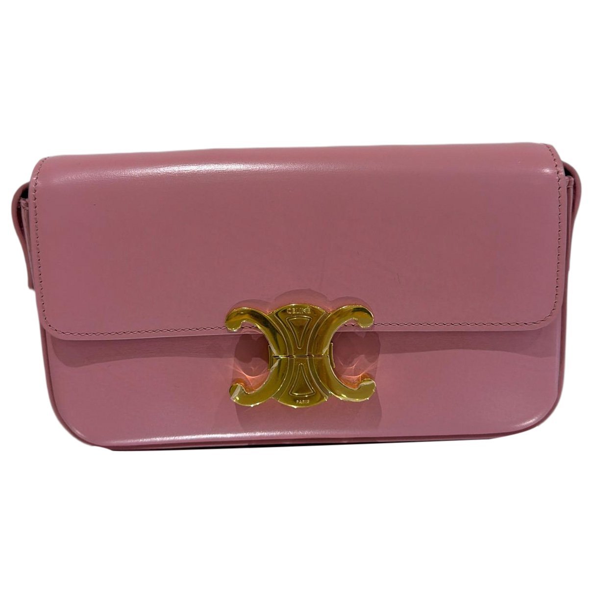 Triomphe Long leather handbag