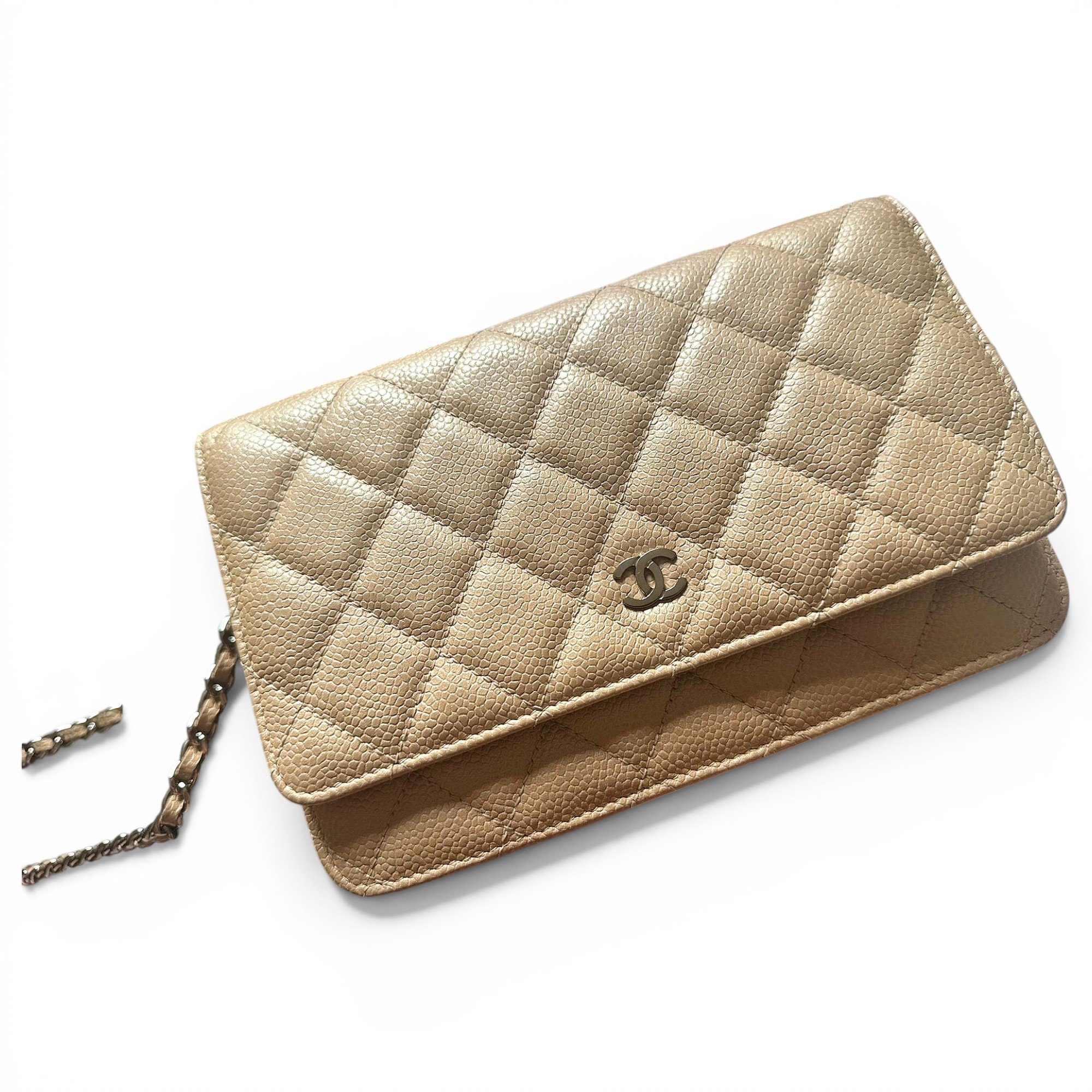 Wallet On Chain Timeless/Classique leather crossbody bag