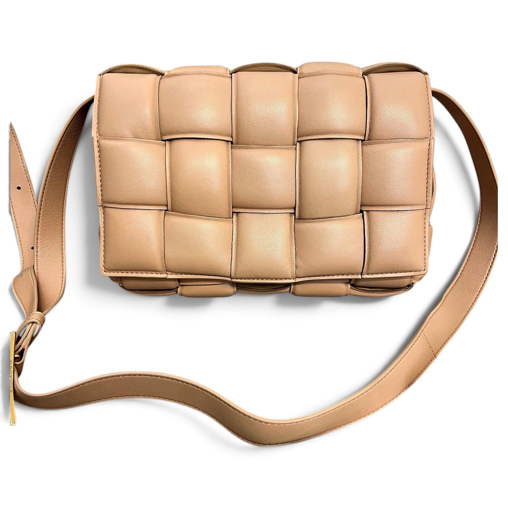 Cassette Padded leather handbag