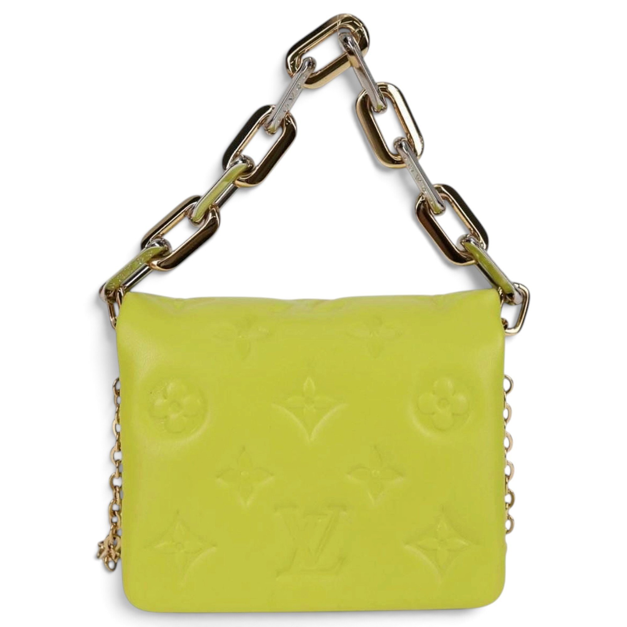 Coussin leather handbag