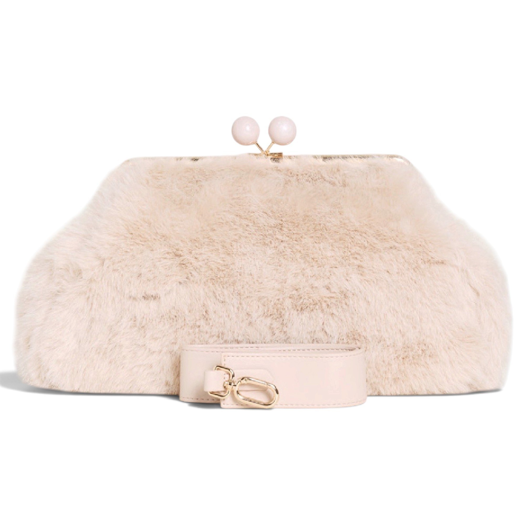 Max Mara Faux fur handbag