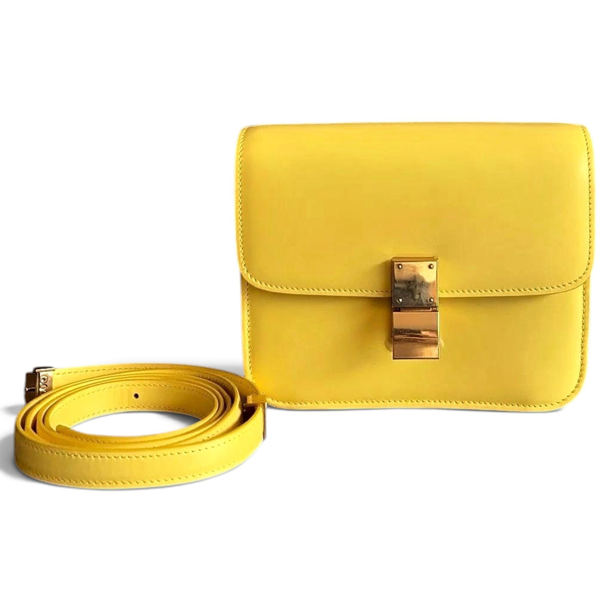 Classic leather crossbody bag