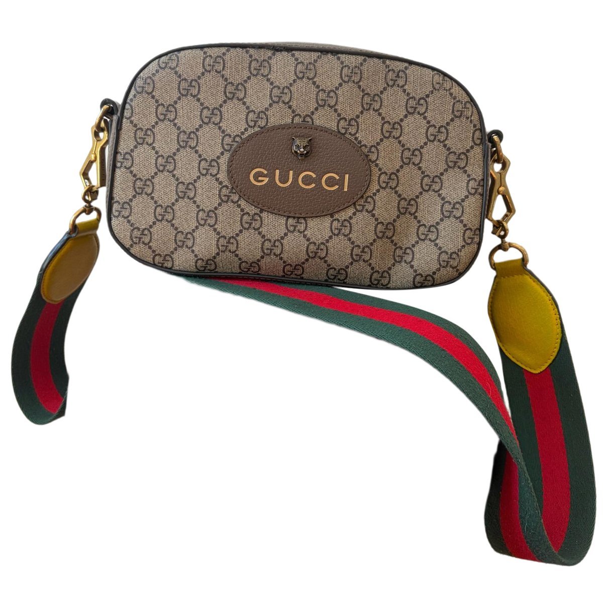 Ophidia leather crossbody bag