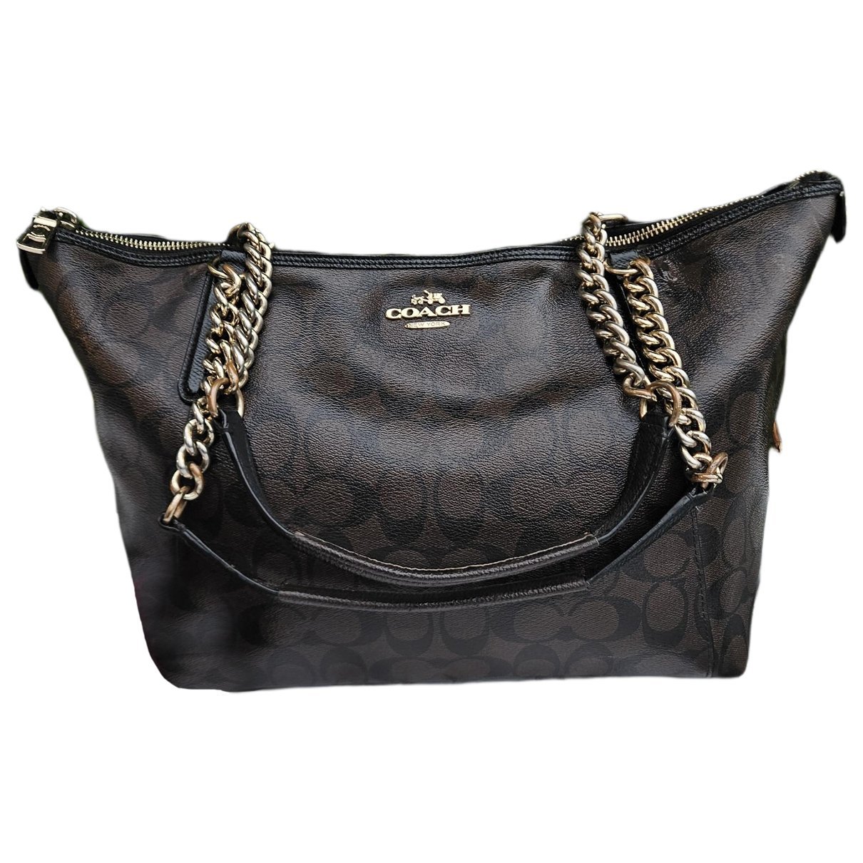 Leather tote
