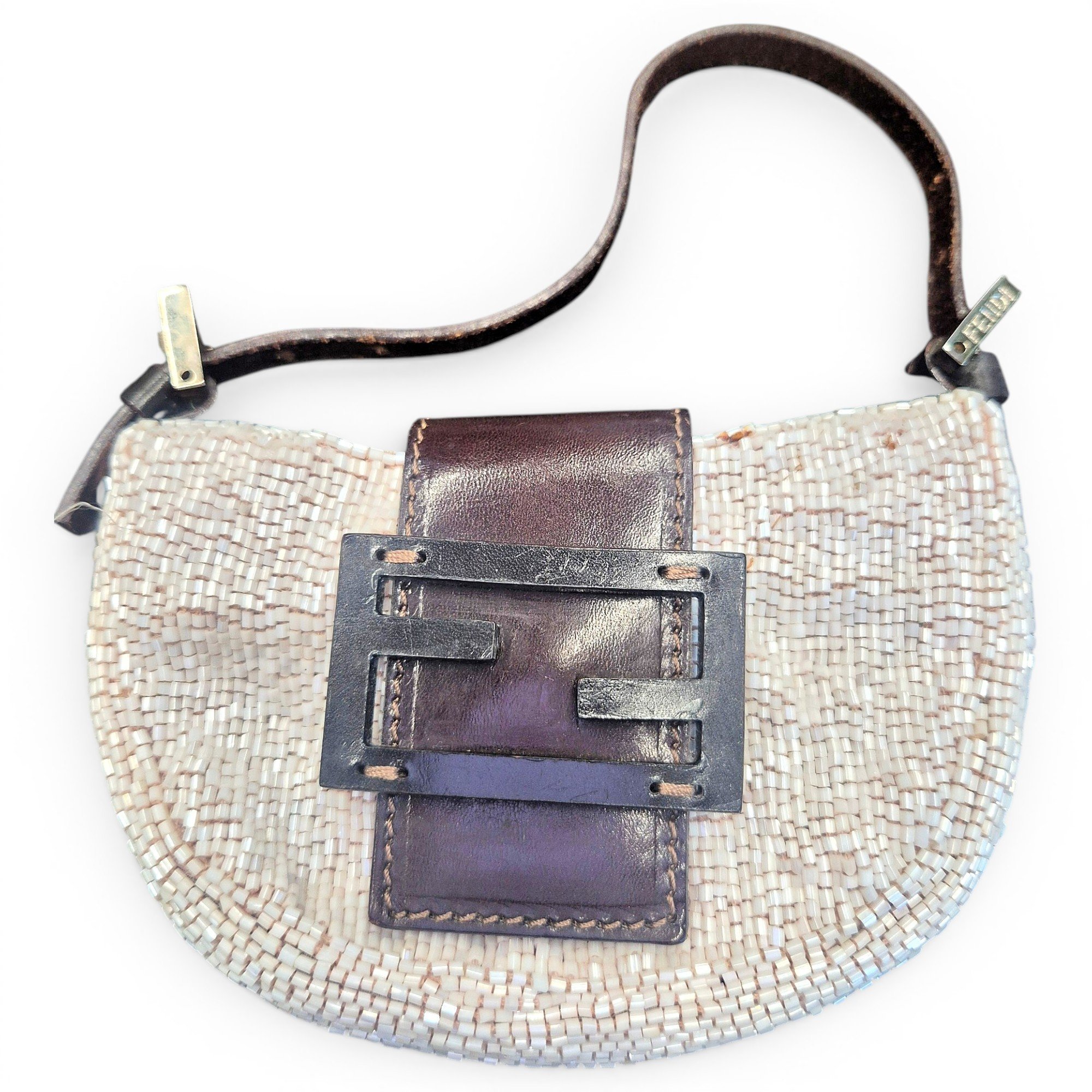 Glitter clutch bag