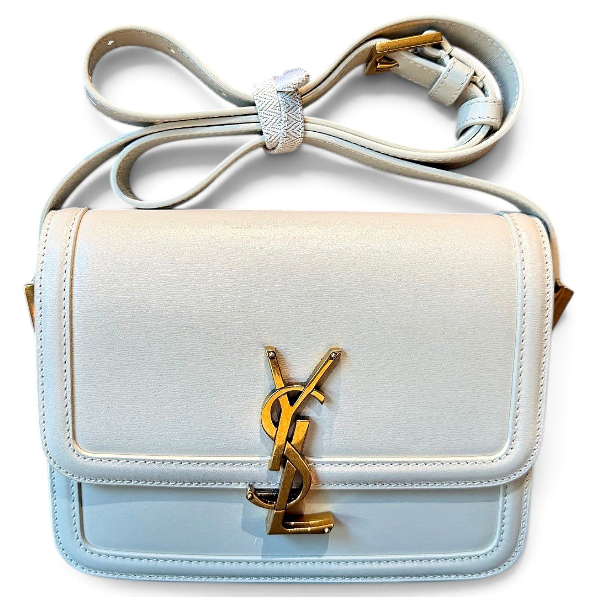 Solférino leather handbag