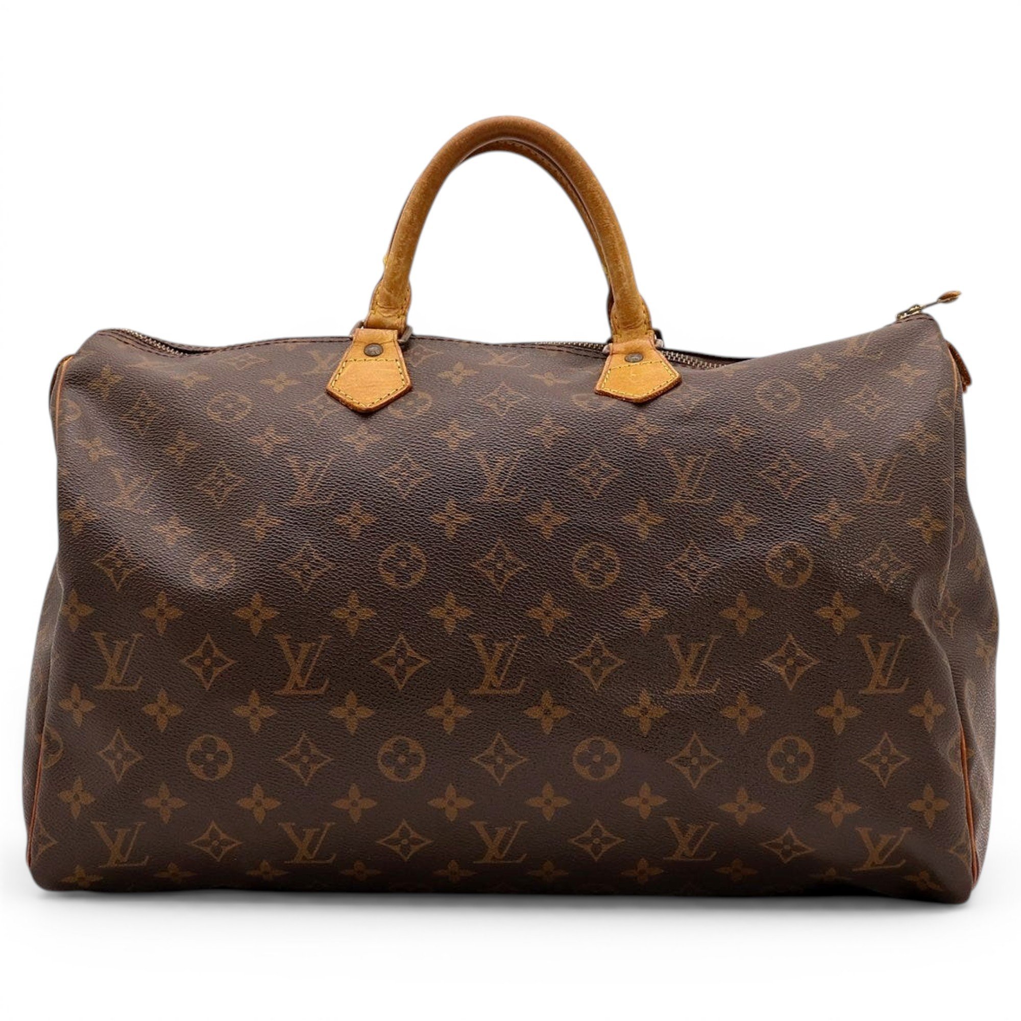 Speedy leather handbag