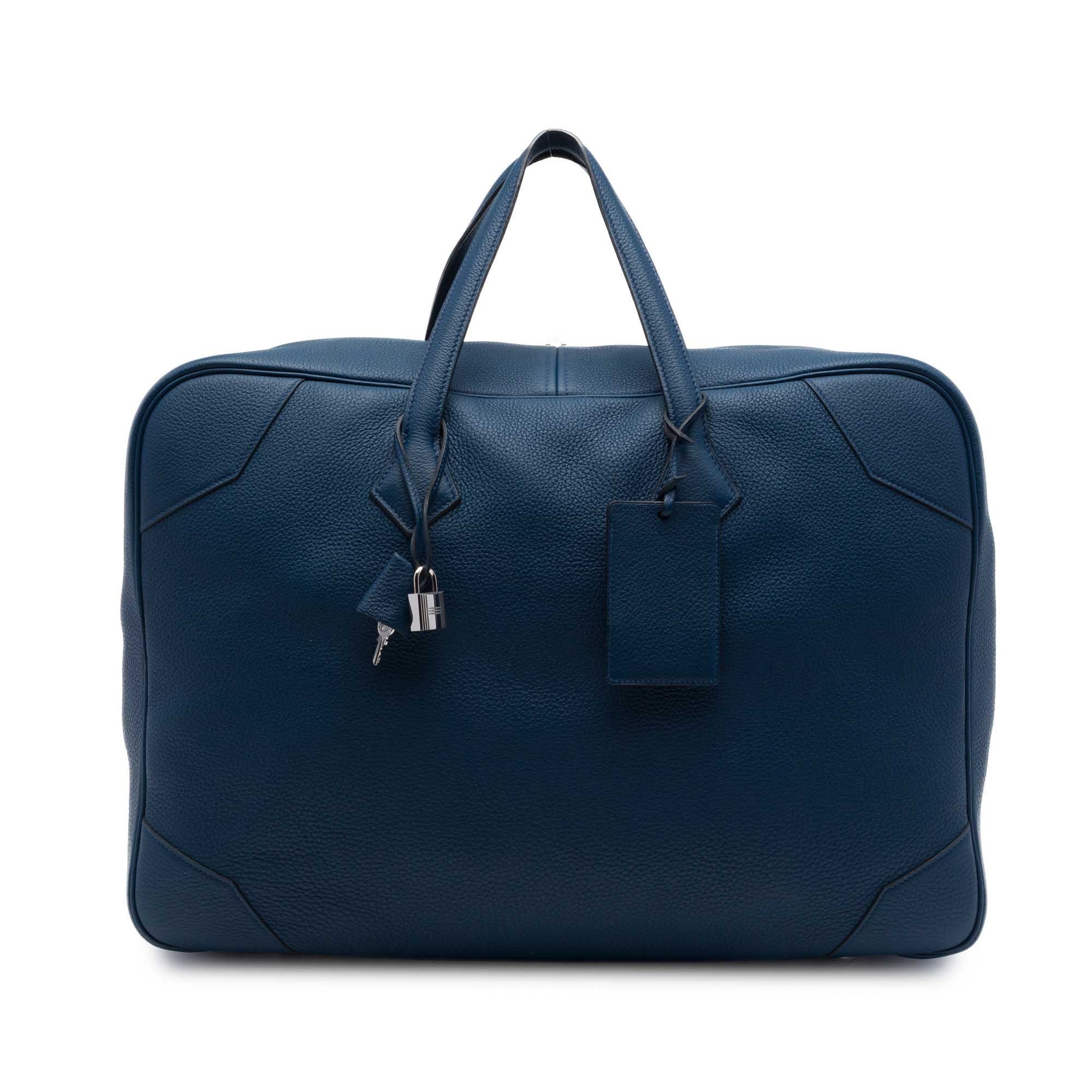 Hermes Victoria Handbag Clemence Leather 2010