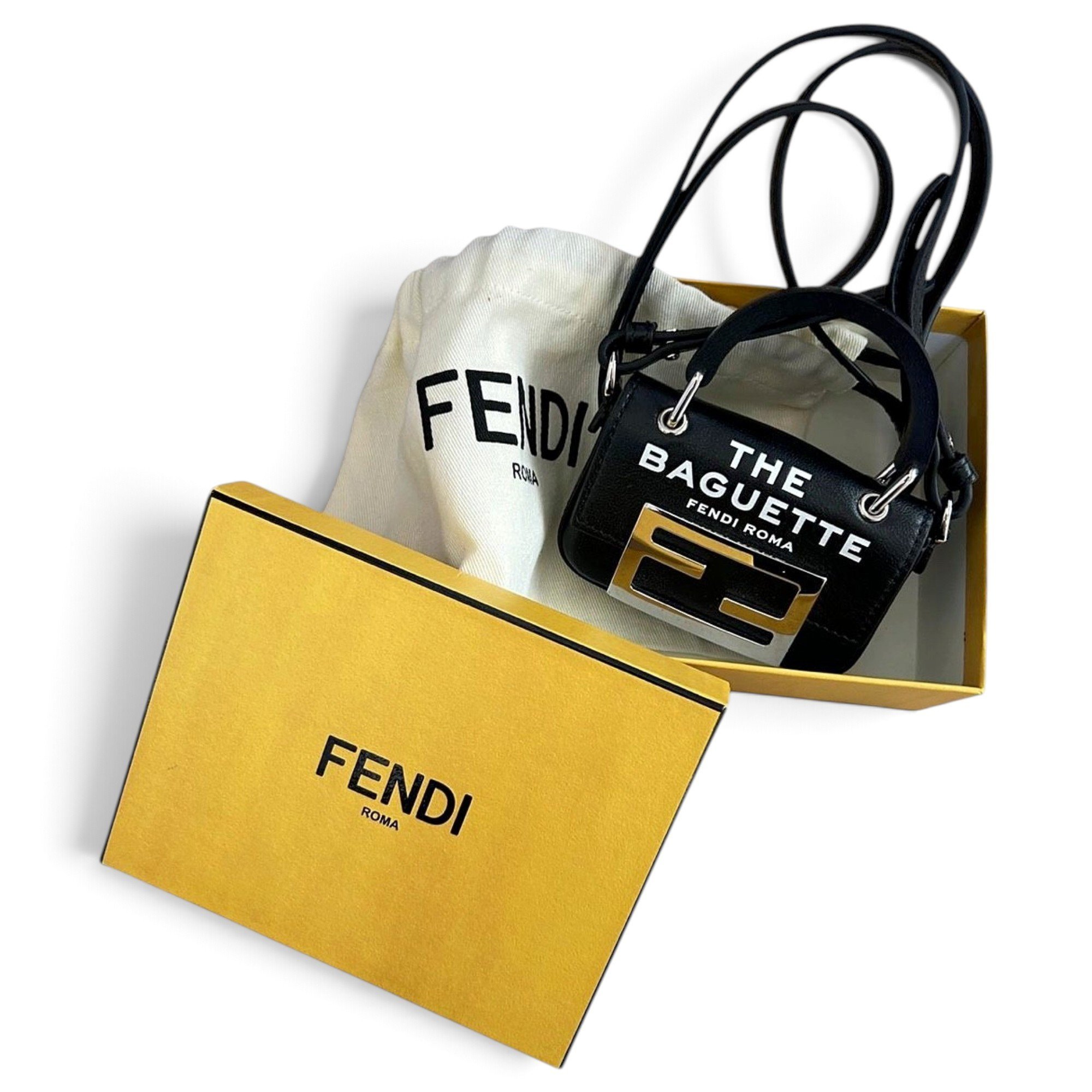 Baguette leather mini bag