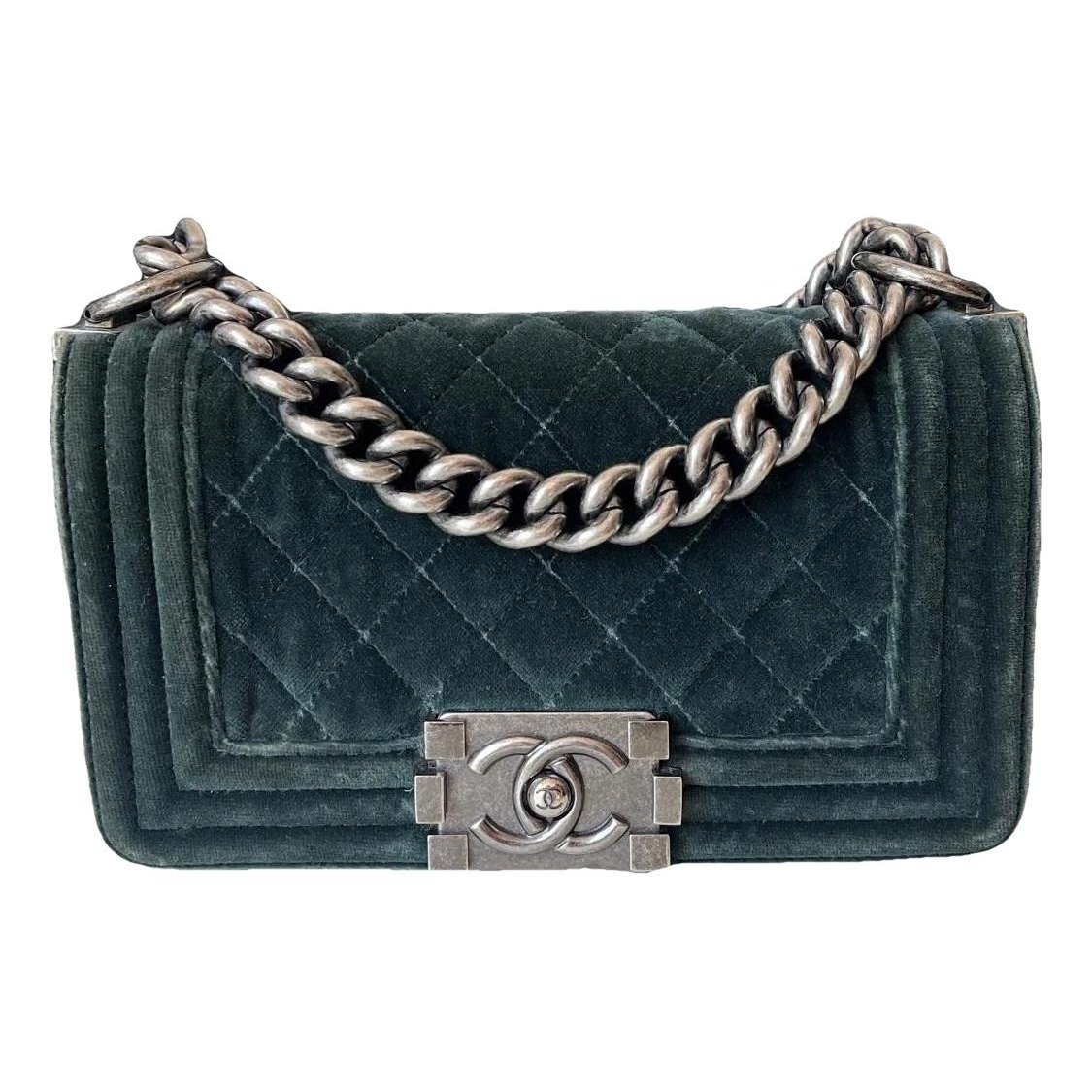 Velvet handbag