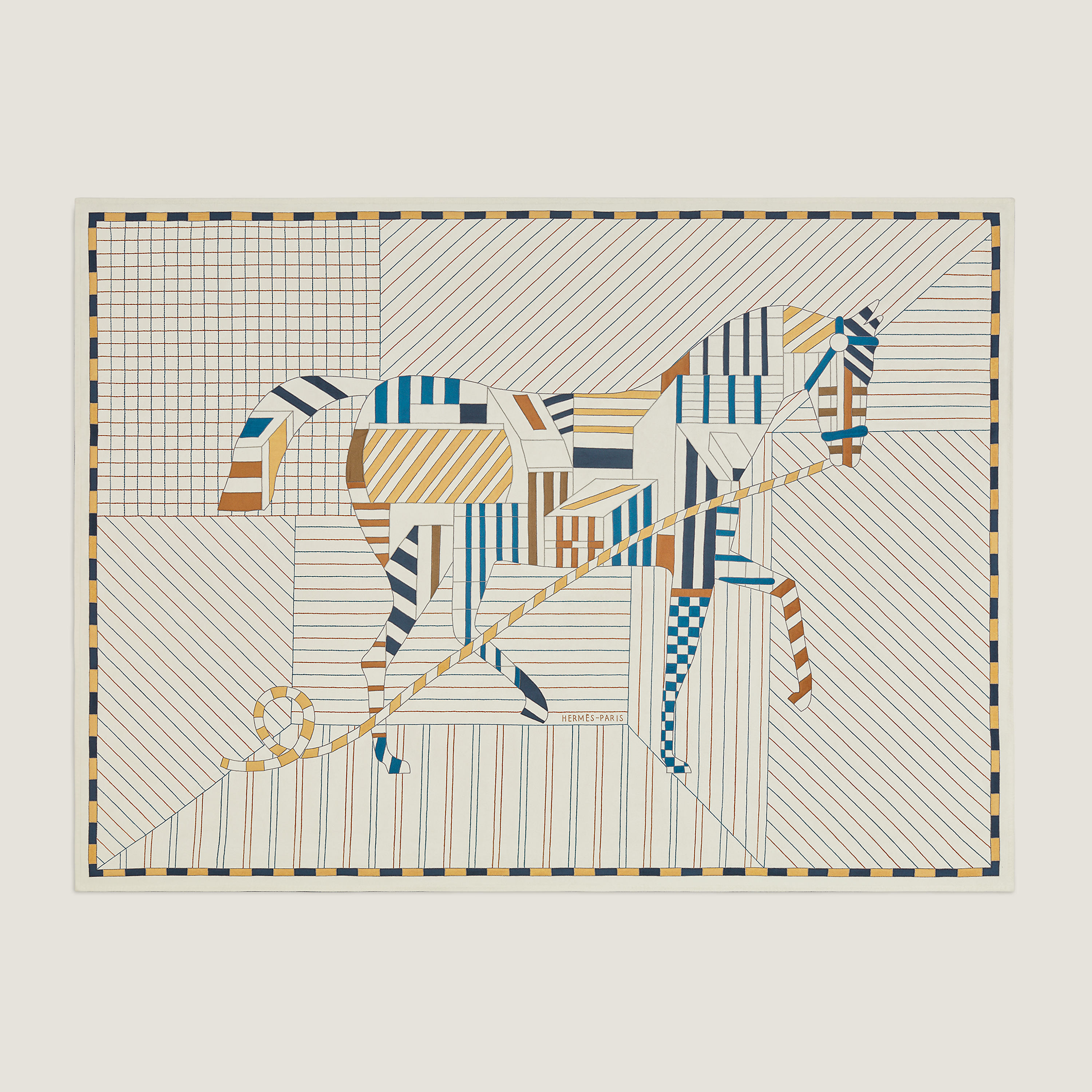 Cheval au Faubourg blanket
