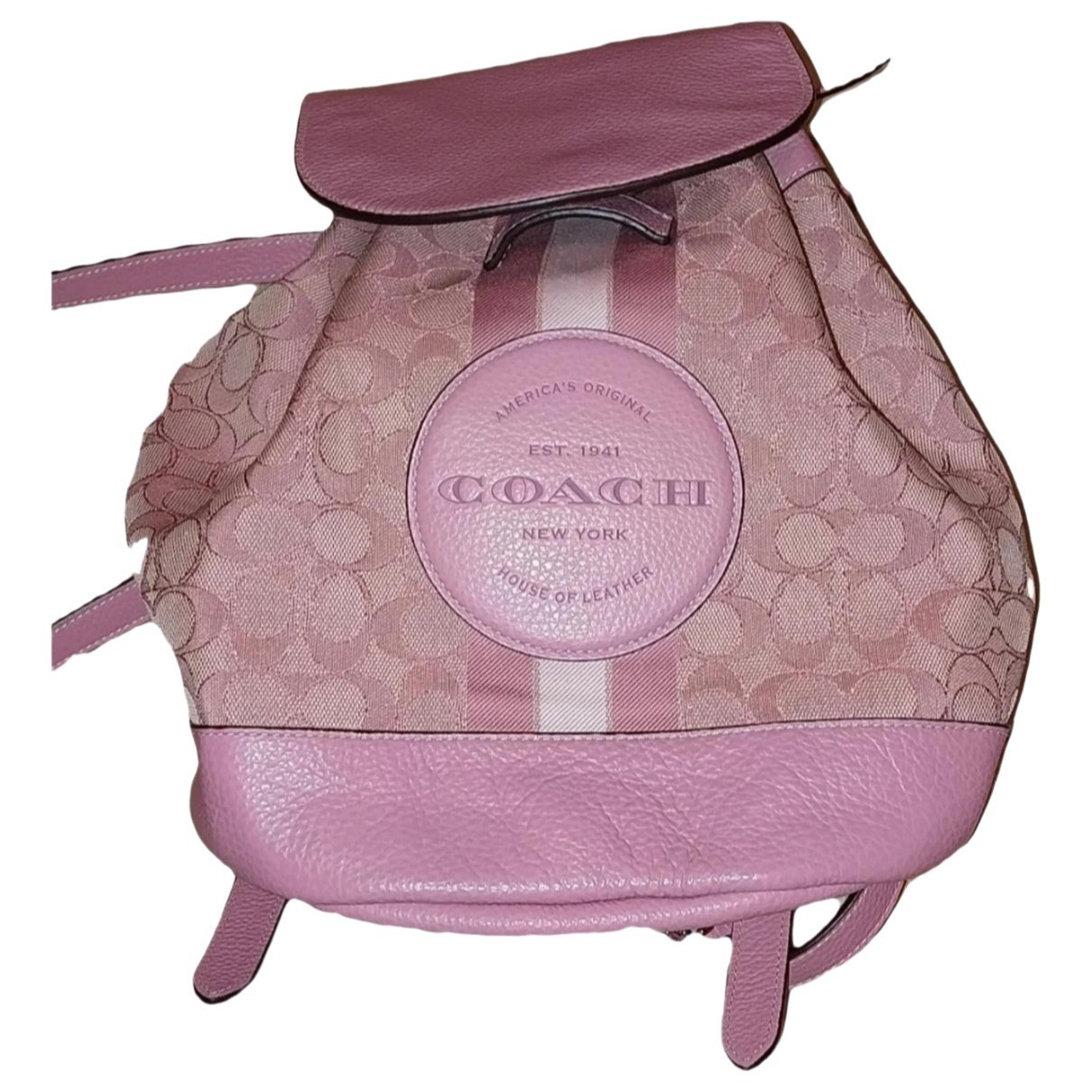 Leather backpack