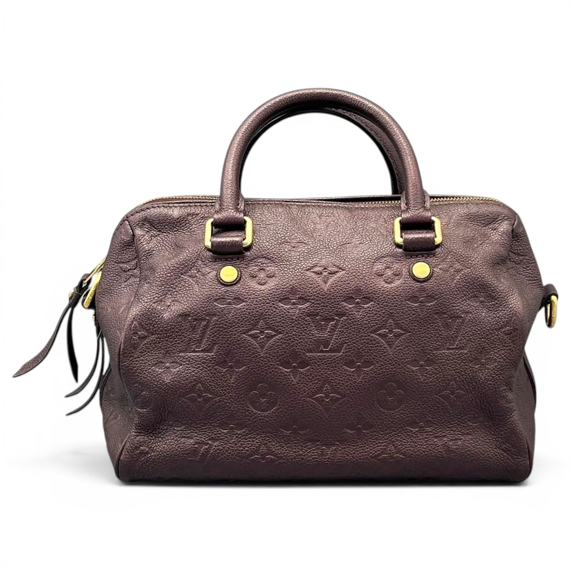 Leather bowling bag