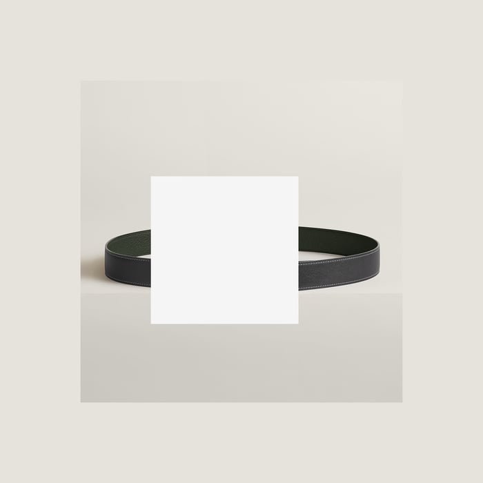 H Martelee Belt Buckle & Reversible Leather Strap 32 MM