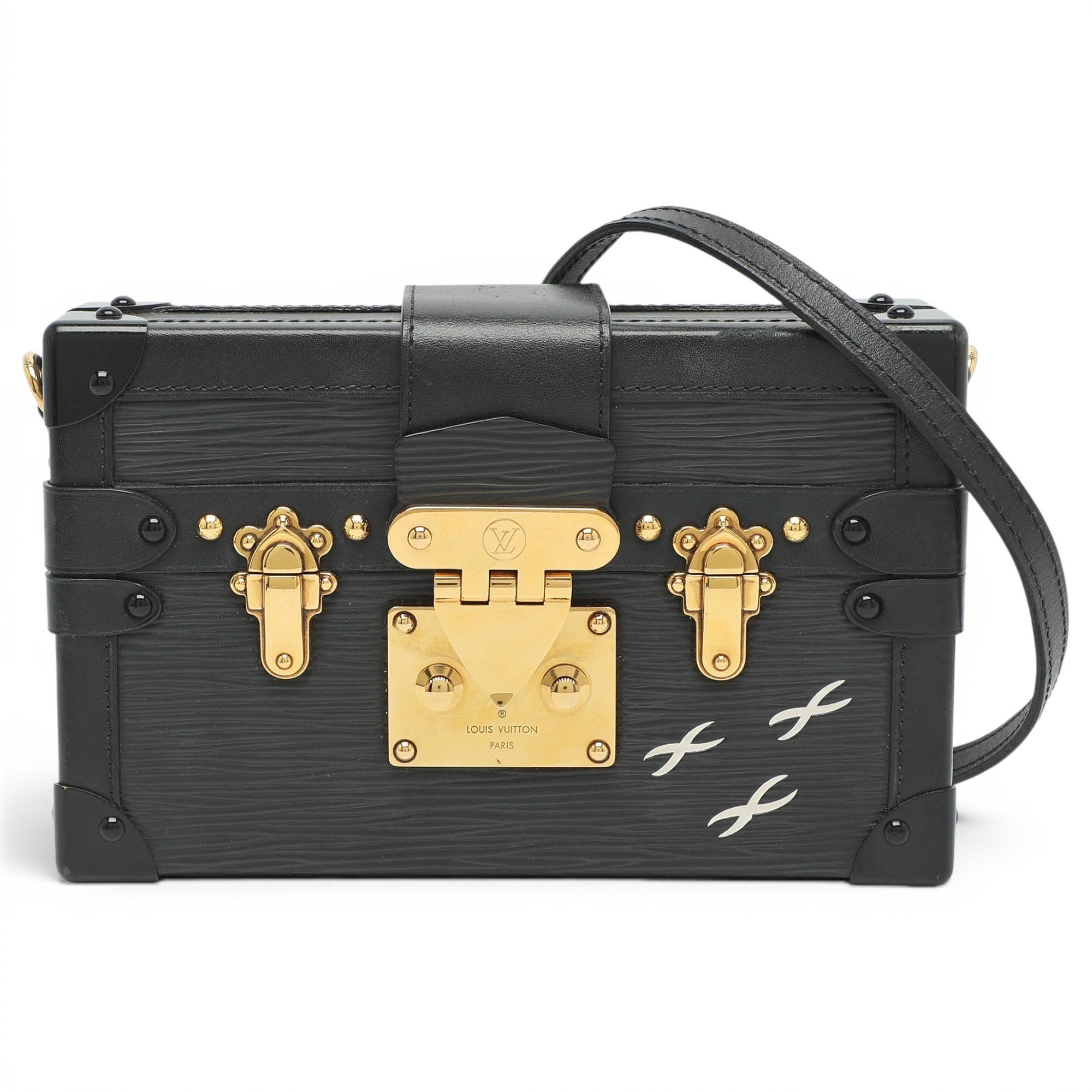 Louis Vuitton Petite Malle leather crossbody bag